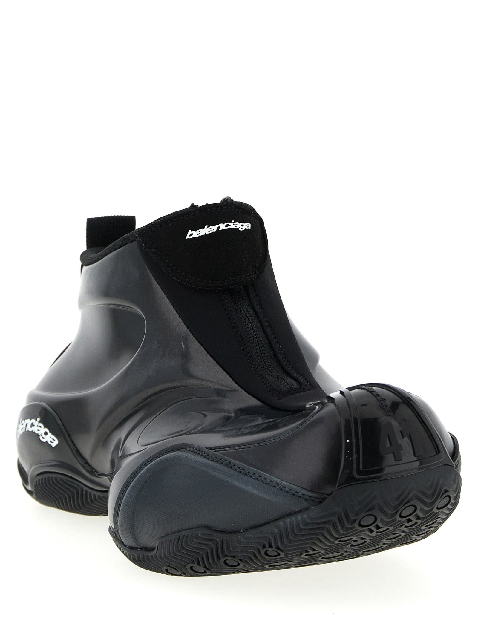 Balenciaga Black Polyester Athletic Sneakers - 2