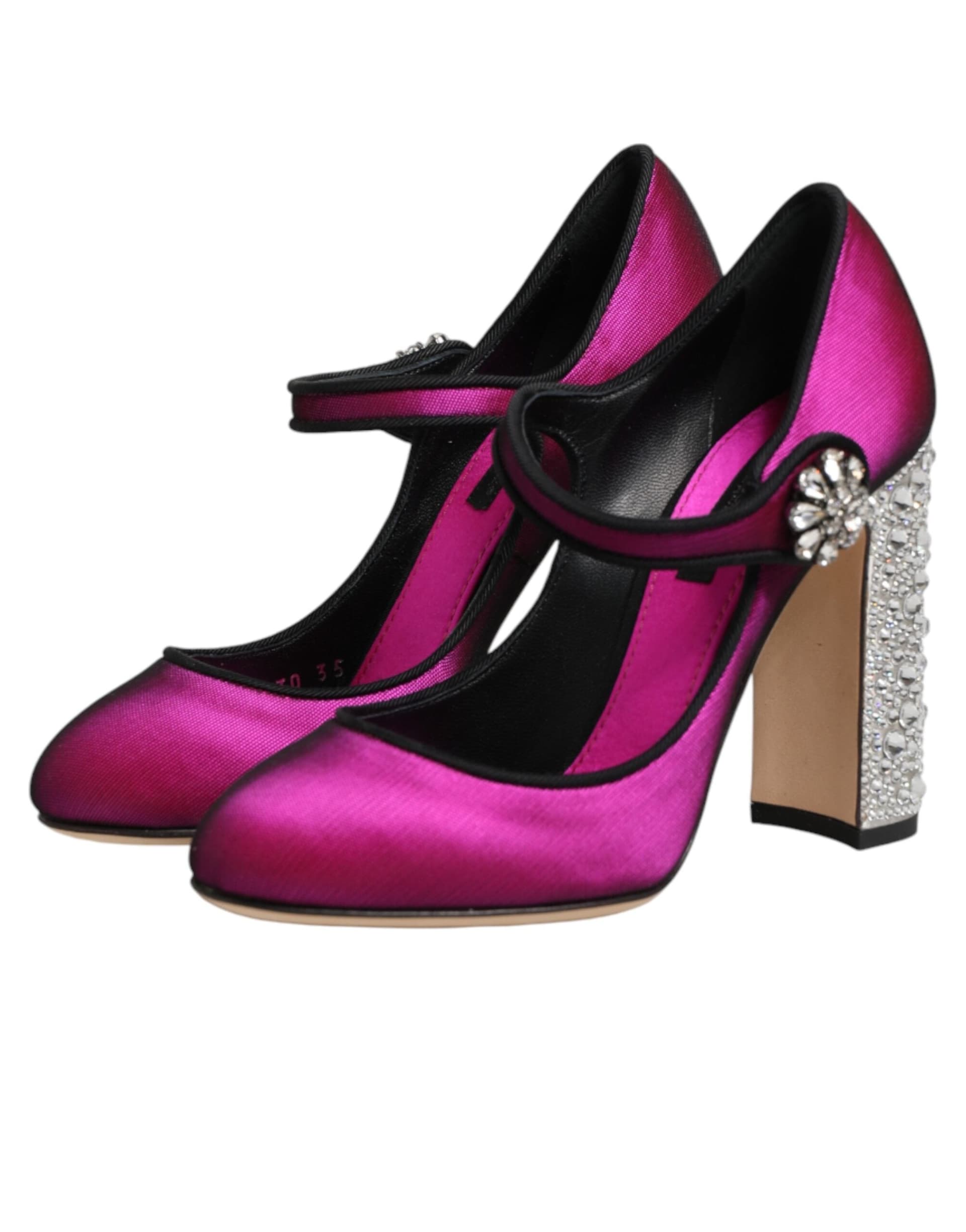 Dolce & Gabbana Pink Embellished High Heels Pumps Shoes - 3
