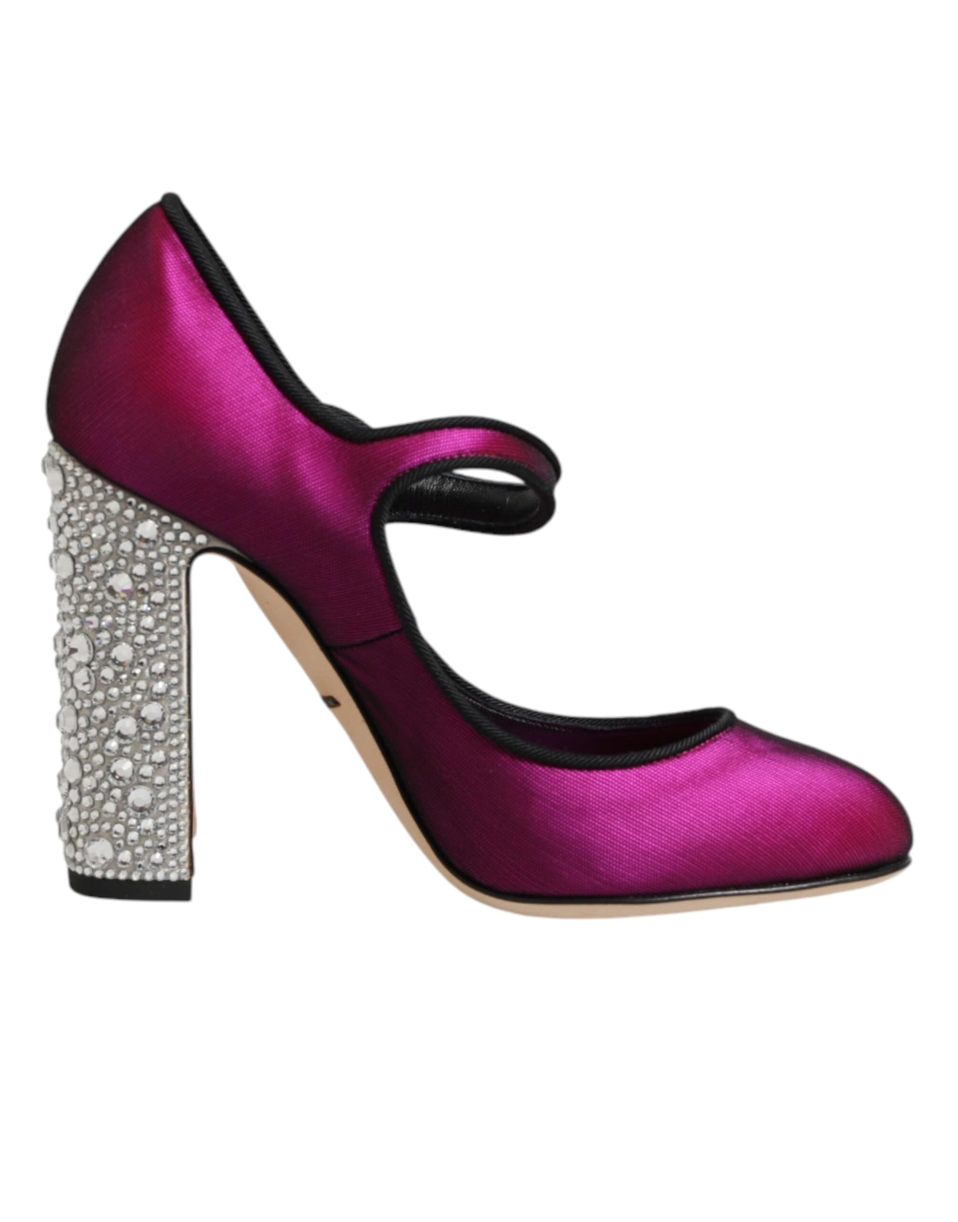 Dolce & Gabbana Pink Embellished High Heels Pumps Shoes - 7