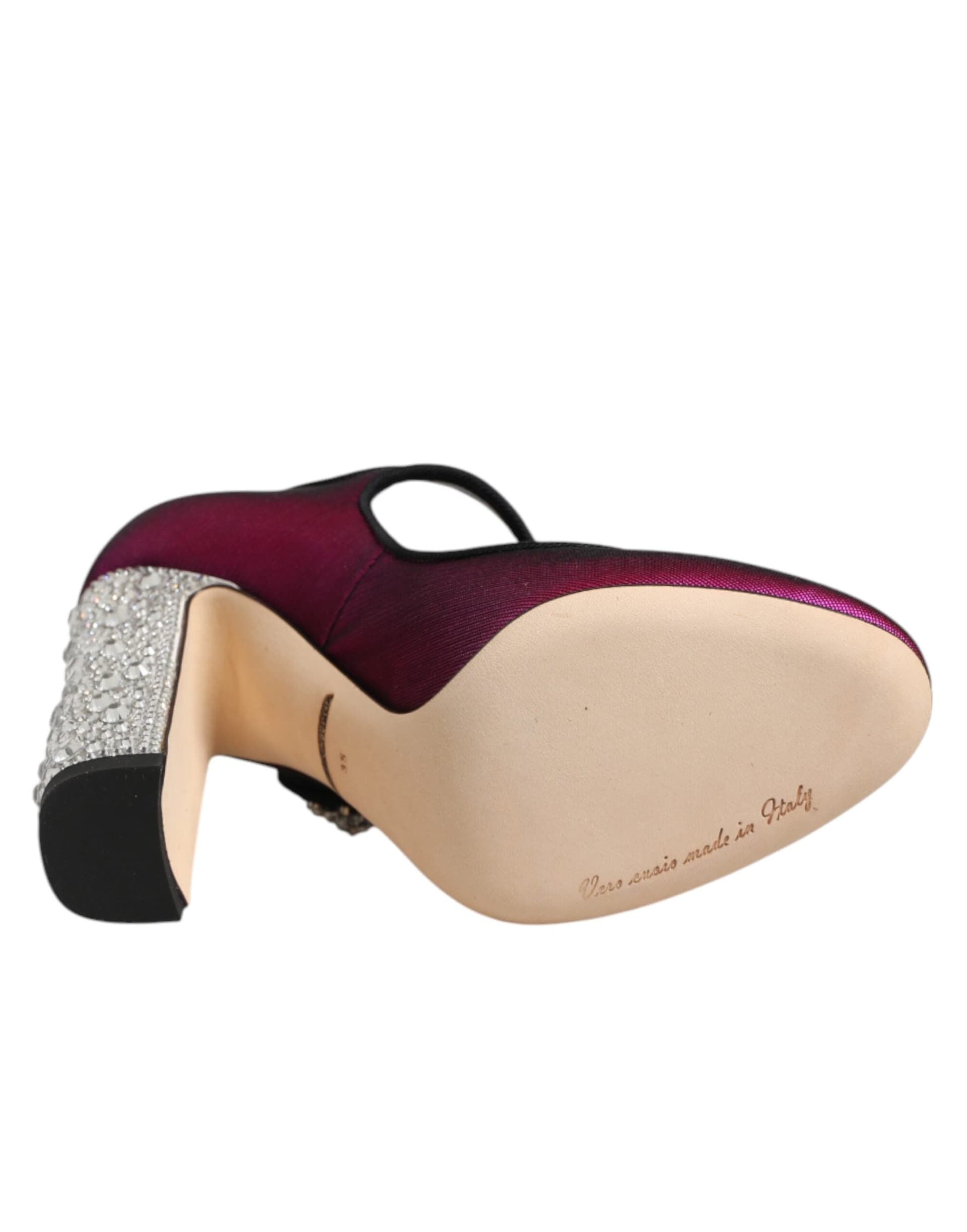 Dolce & Gabbana Pink Embellished High Heels Pumps Shoes - 8