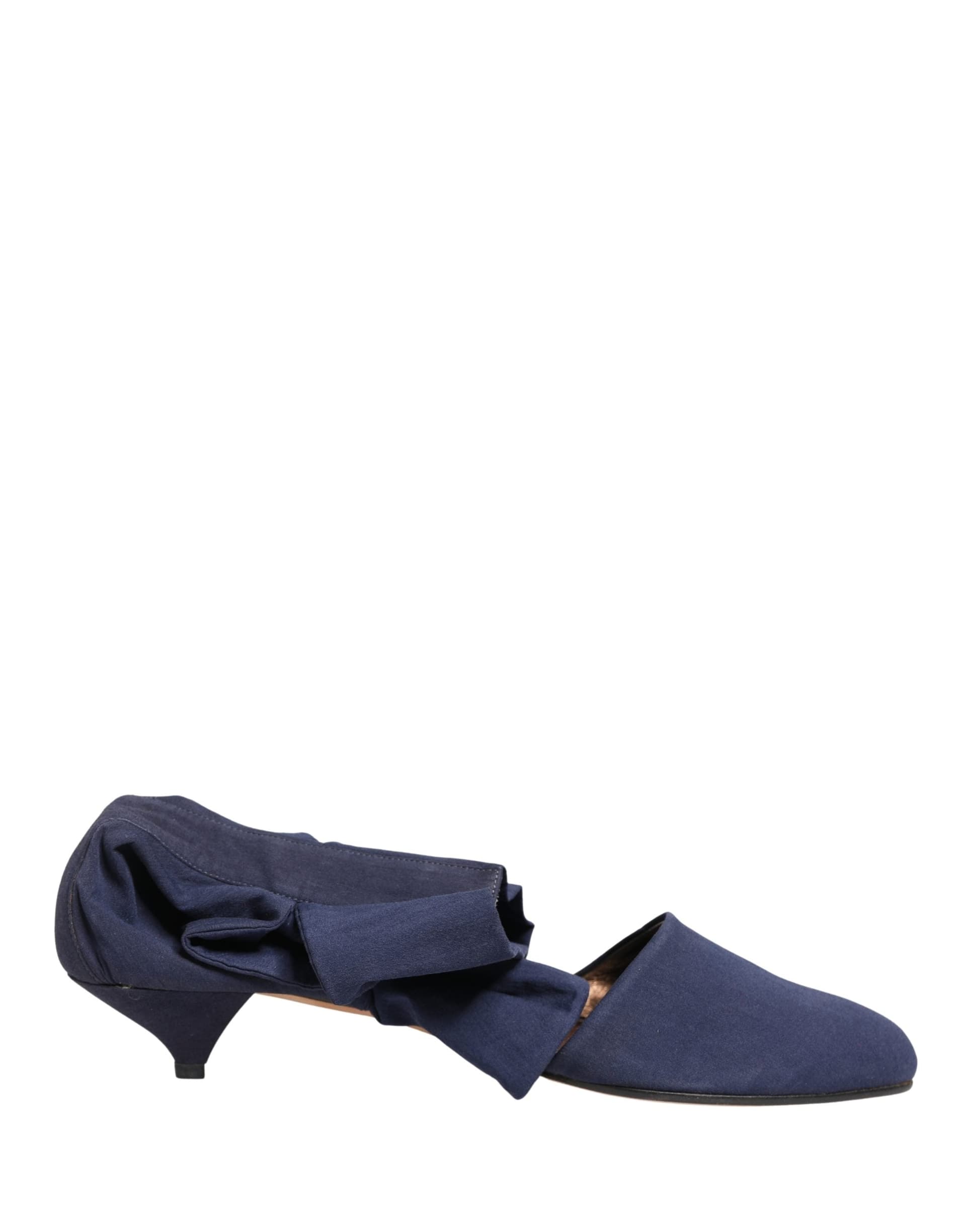 Dolce & Gabbana Blue Cotton Ankle Boots Shoes - 7