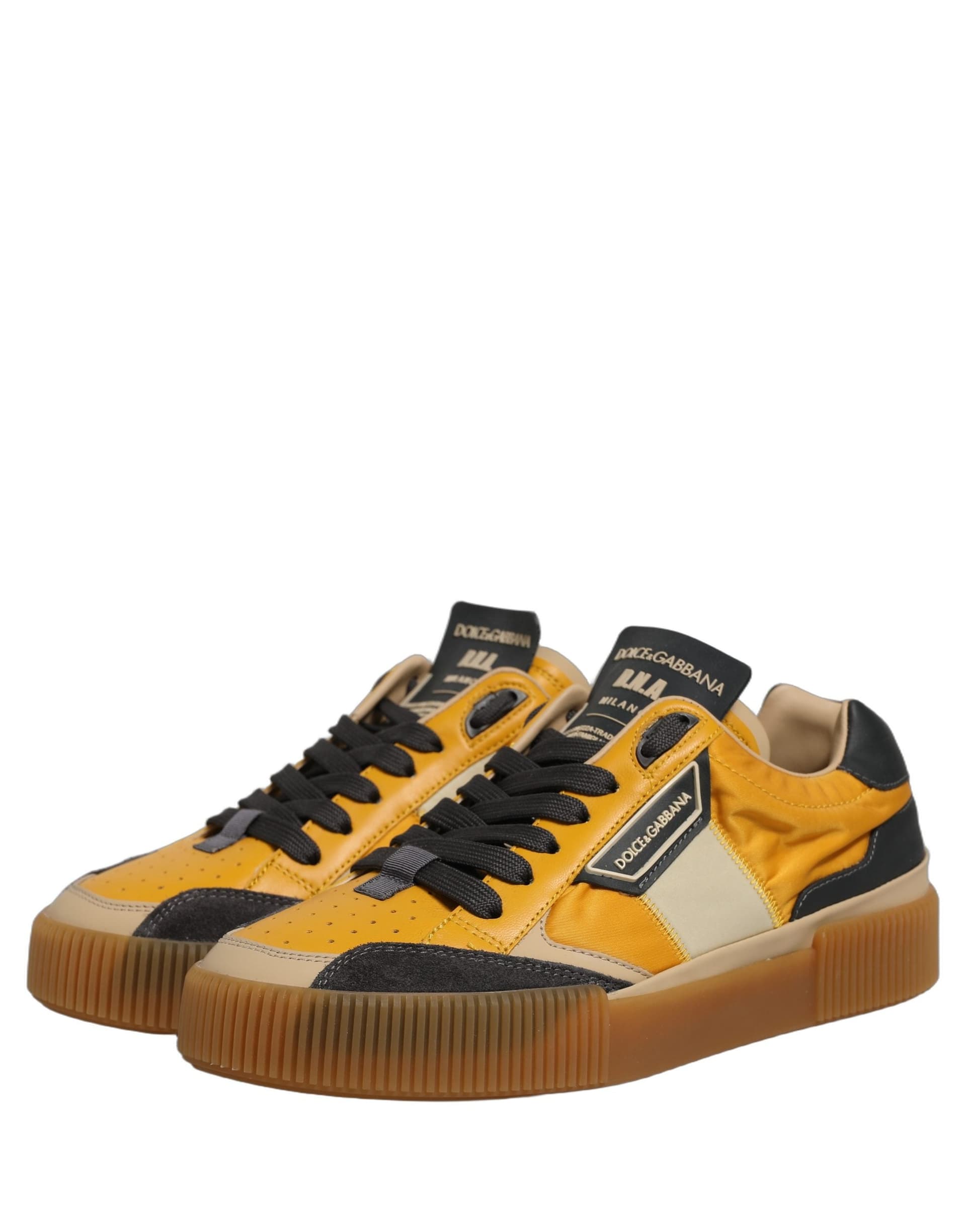 Dolce & Gabbana Multicolor MIAMI Low Top Men Sneakers Shoes - 4