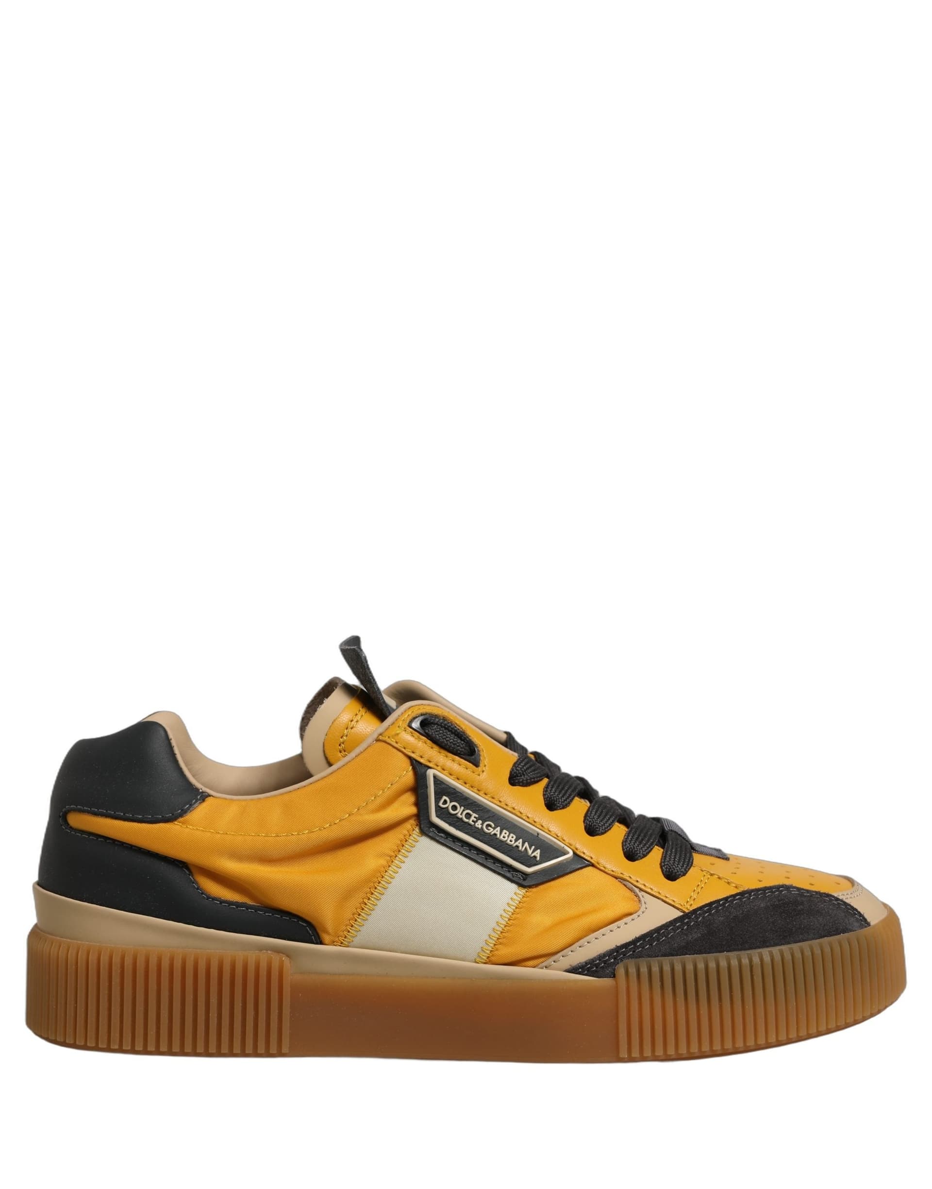 Dolce & Gabbana Multicolor MIAMI Low Top Men Sneakers Shoes - 8