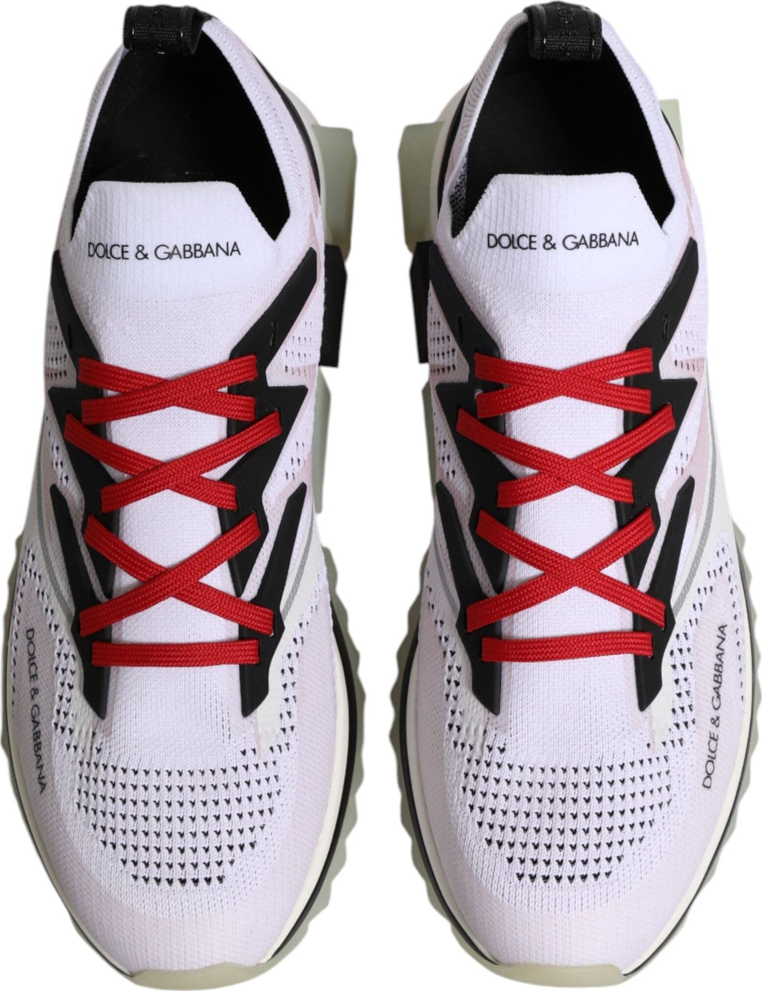 Dolce & Gabbana White SORRENTO Sport Stretch Sneakers Shoes - 2