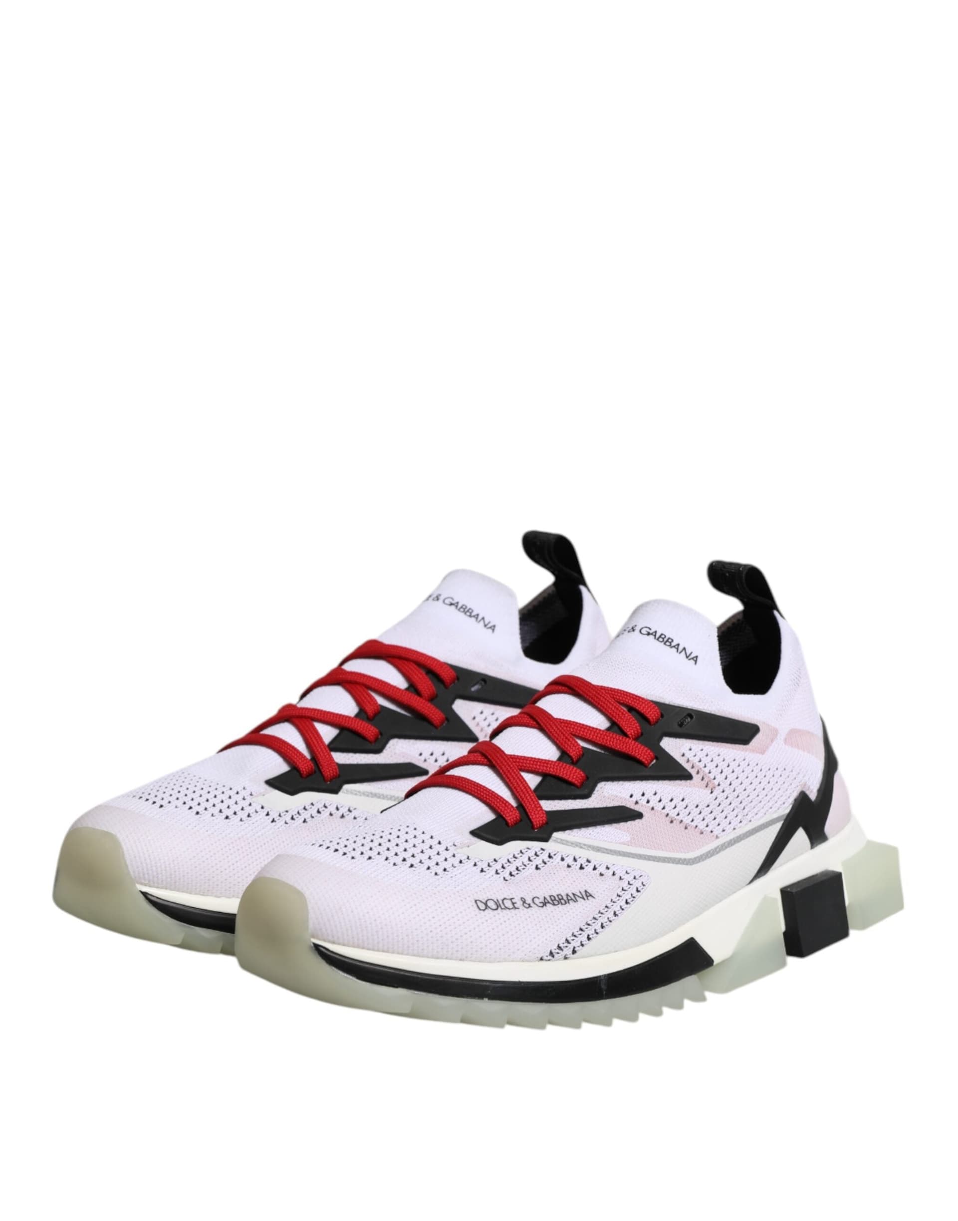 Dolce & Gabbana White SORRENTO Sport Stretch Sneakers Shoes - 3
