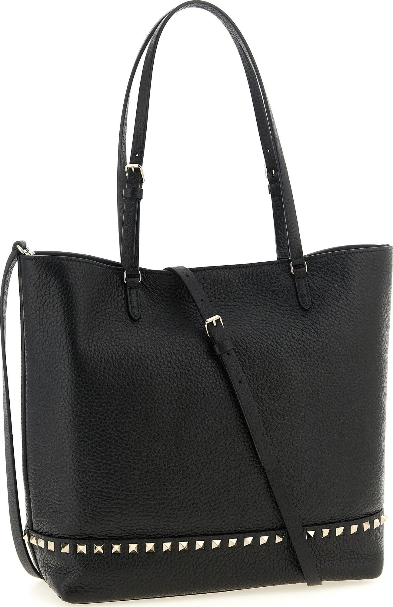 Valentino Garavani Black Calfskin Shoulder Bag - 2