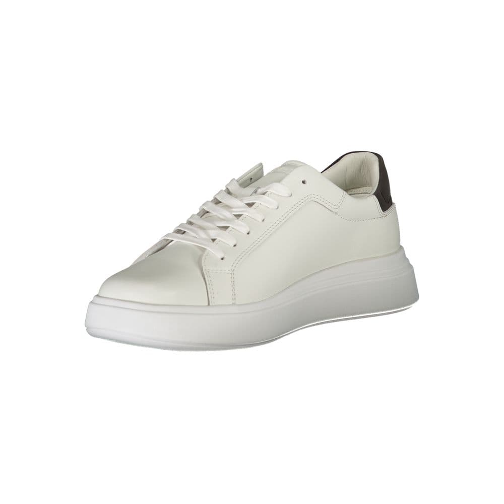 Calvin Klein White Leather Men Sneaker - 3