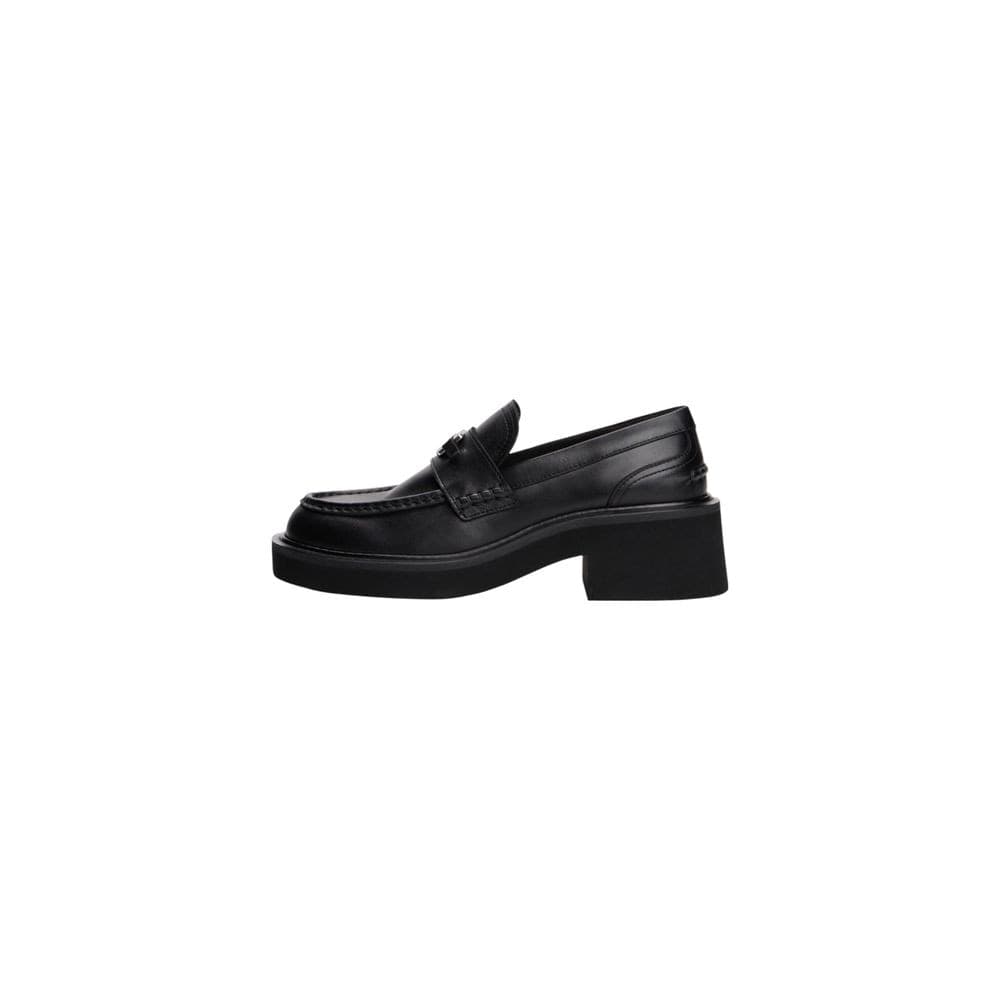 Tommy Hilfiger Jeans Black Leather High Heel Pumps - 3