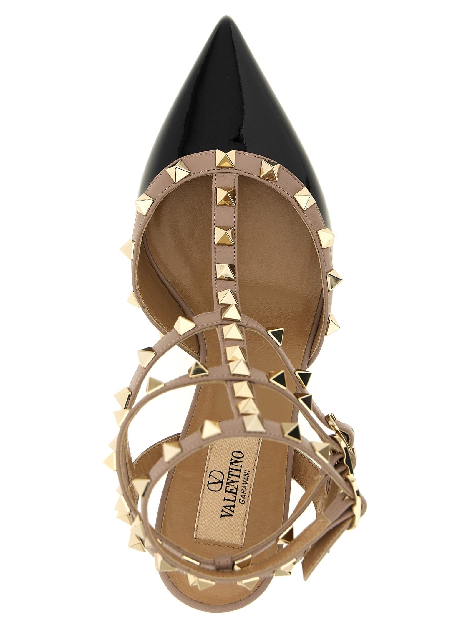 Valentino Garavani Multicolor Lamb Leather Mid Heel Pumps - 4