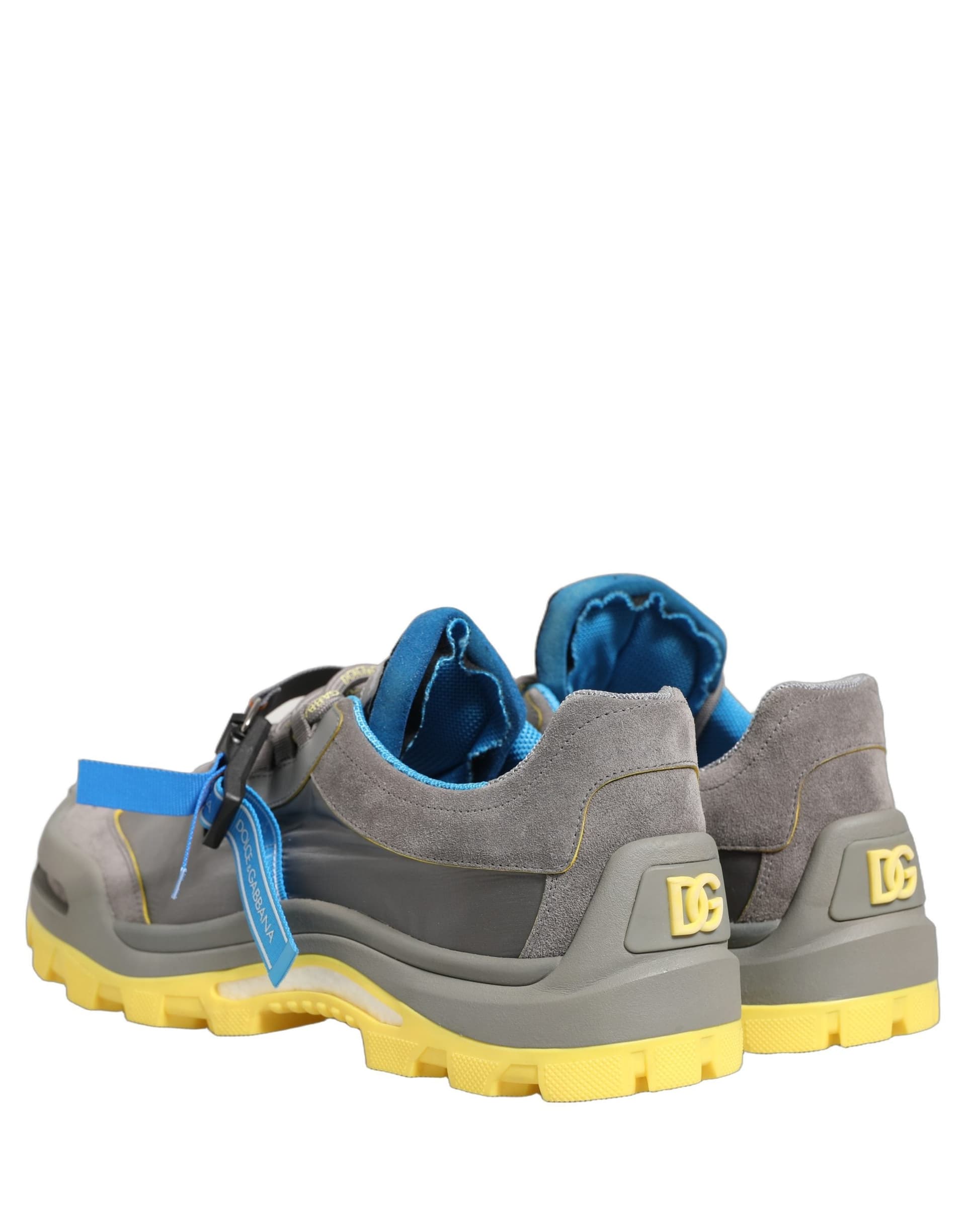 Dolce & Gabbana Gray Airmaster Panelled Low Top Men Sneakers Shoes - 4