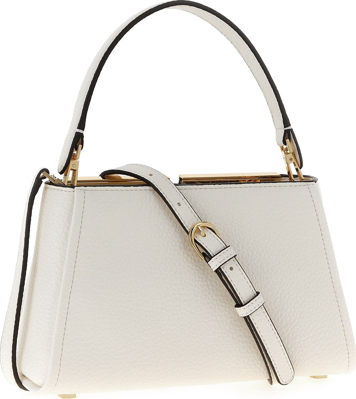 Elisabetta Franchi White Polyester Handbag - 2