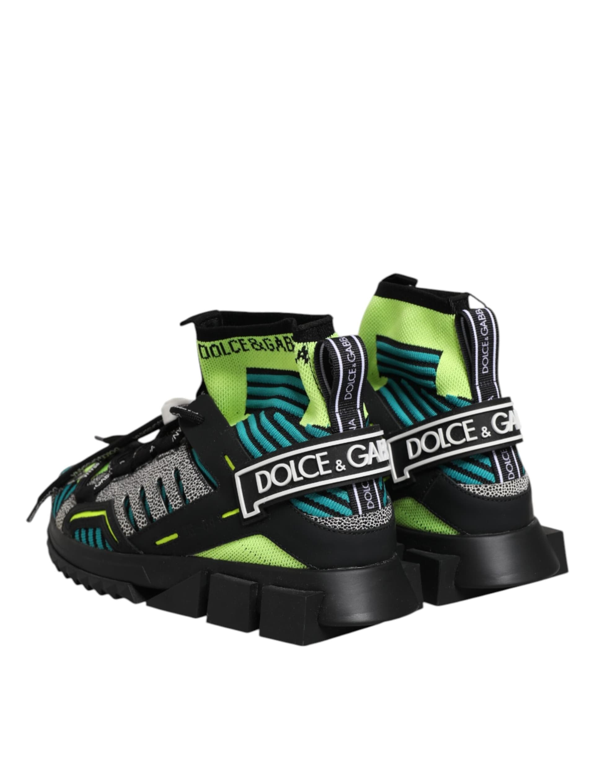Dolce & Gabbana Multicolor Sorrento Socks Men Sneakers Shoes - 4