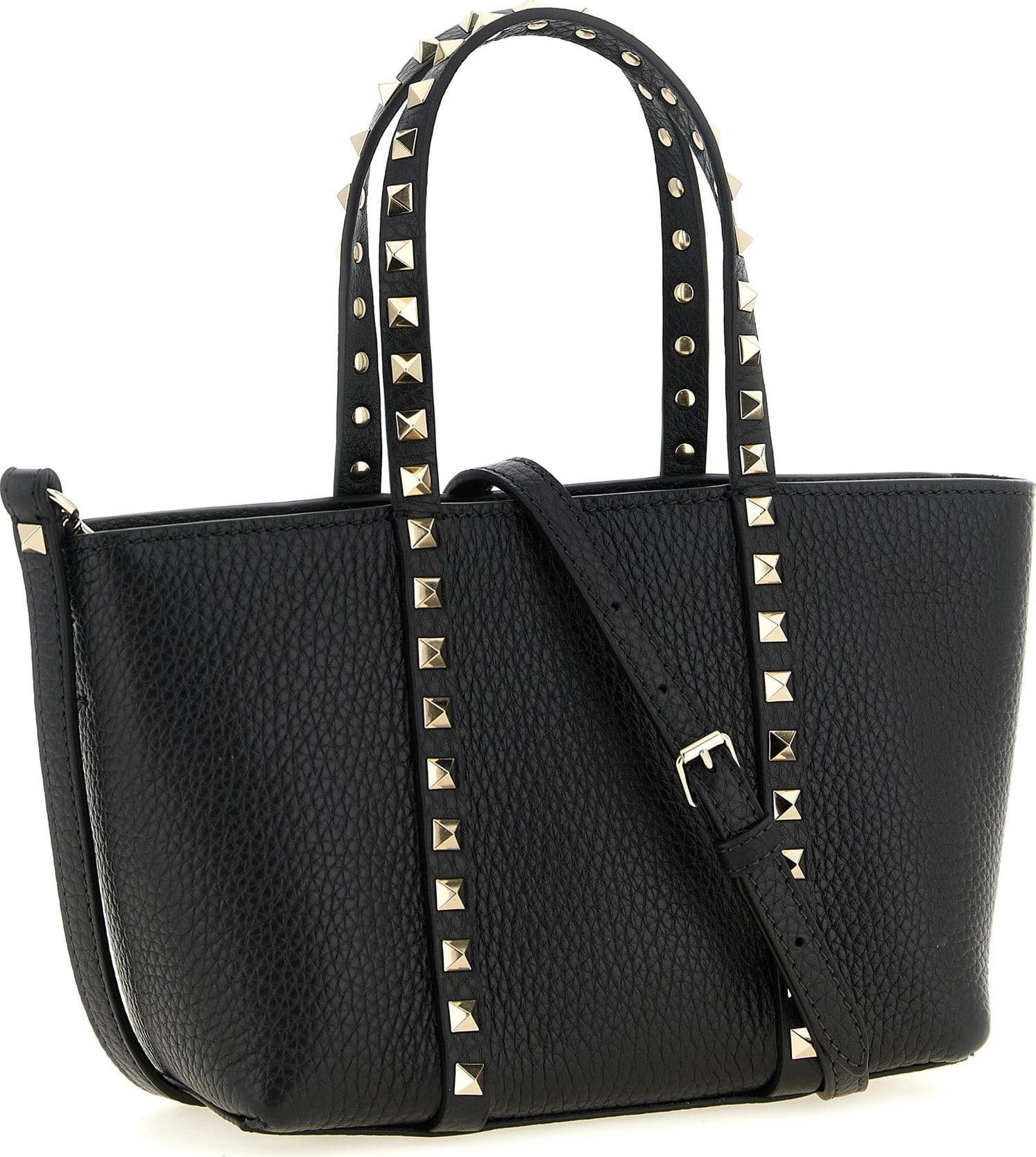 Valentino Garavani Black Calfskin Tote Bag - 2