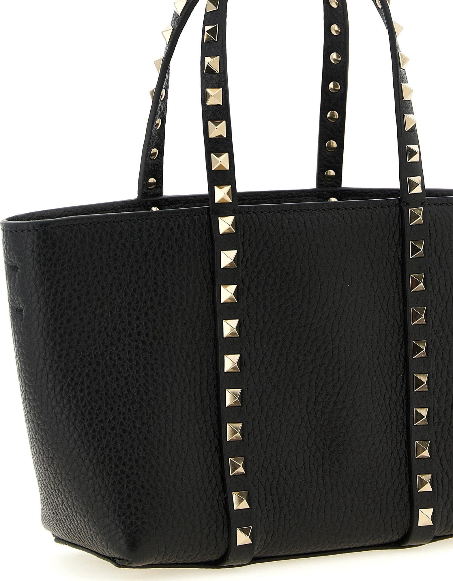 Valentino Garavani Black Calfskin Tote Bag - 3