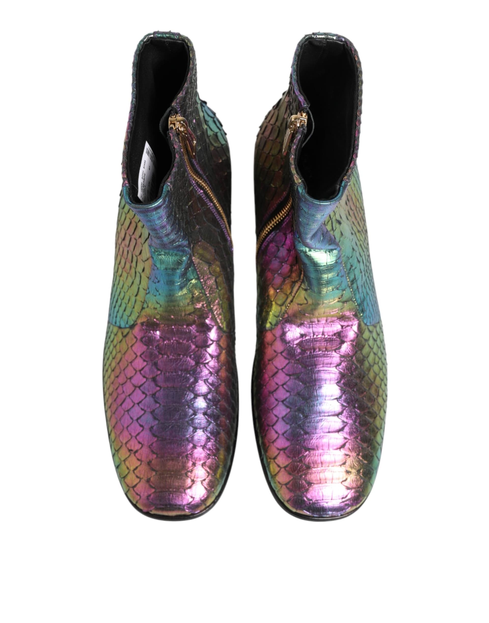 Dolce & Gabbana Multicolor Chelsea Short Ankle Boots Shoes - 2