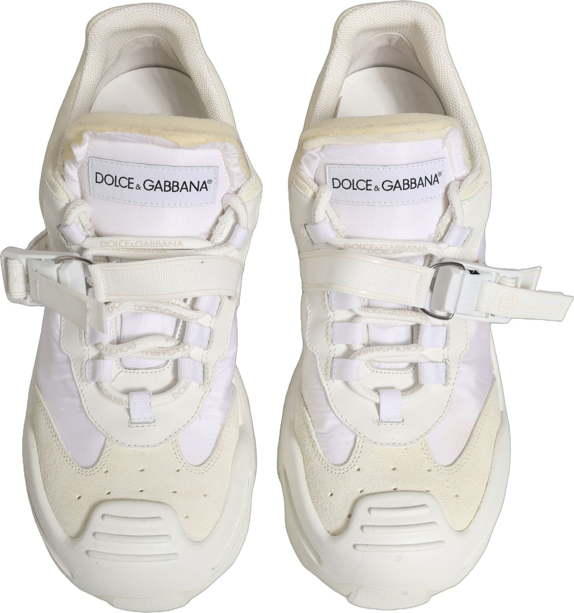 Dolce & Gabbana White Airmaster Panelled Low Top Men Sneakers Shoes - 2