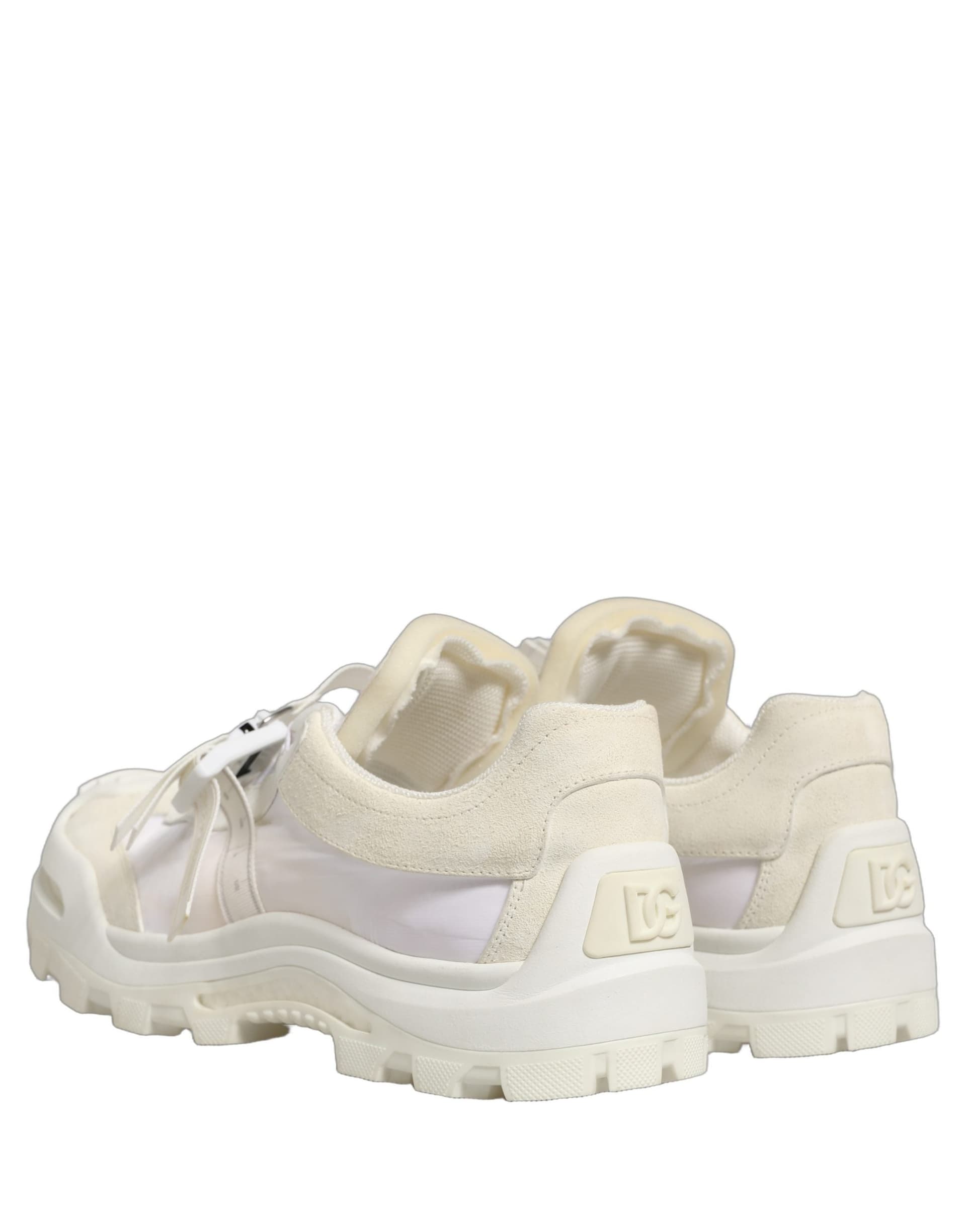 Dolce & Gabbana White Airmaster Panelled Low Top Men Sneakers Shoes - 4