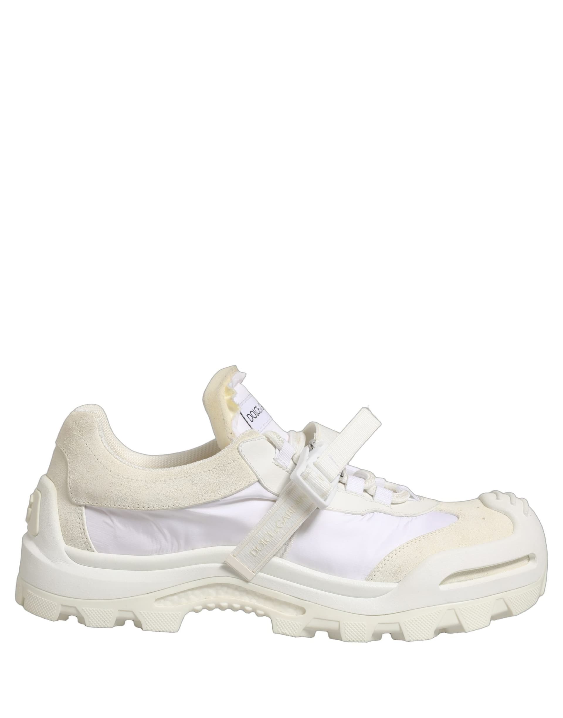 Dolce & Gabbana White Airmaster Panelled Low Top Men Sneakers Shoes - 6