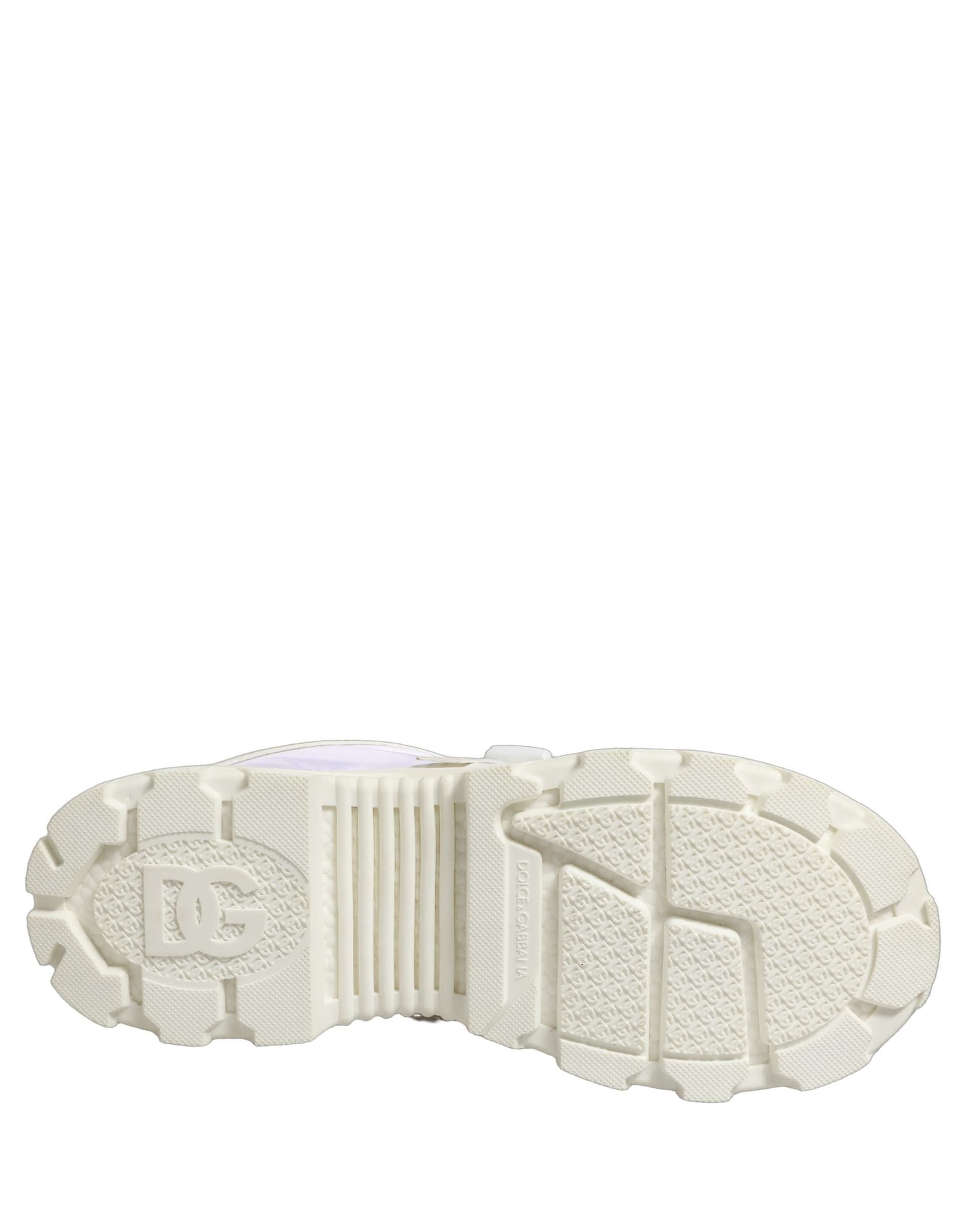 Dolce & Gabbana White Airmaster Panelled Low Top Men Sneakers Shoes - 8