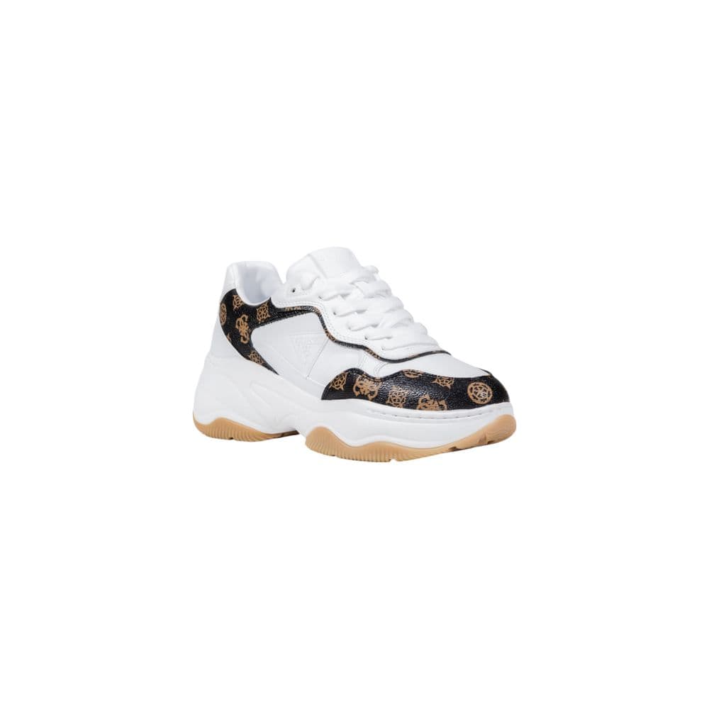 Guess White Polyethylene Chunky Sneakers - 2