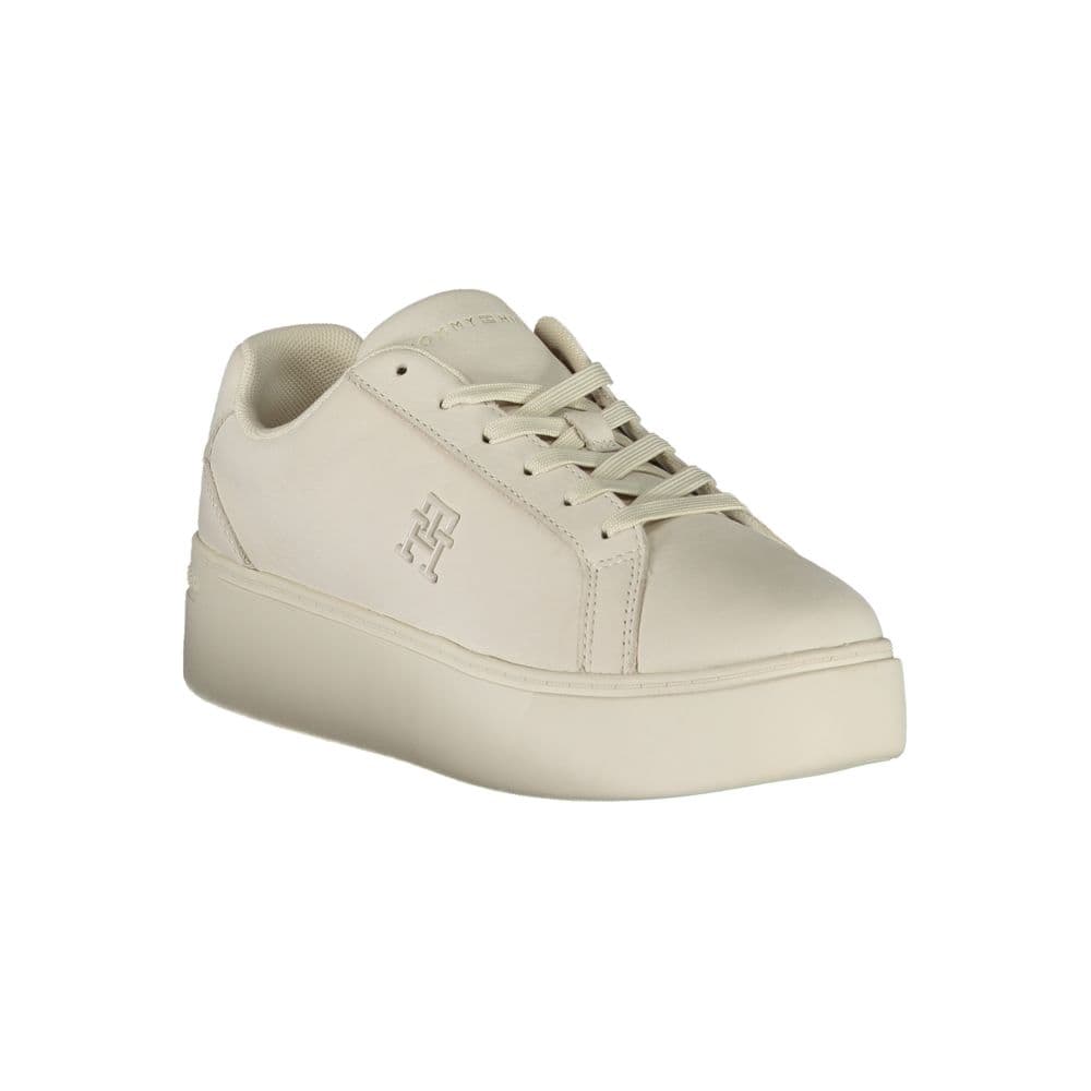 Tommy Hilfiger Bianco Leather Women Sneaker - 2