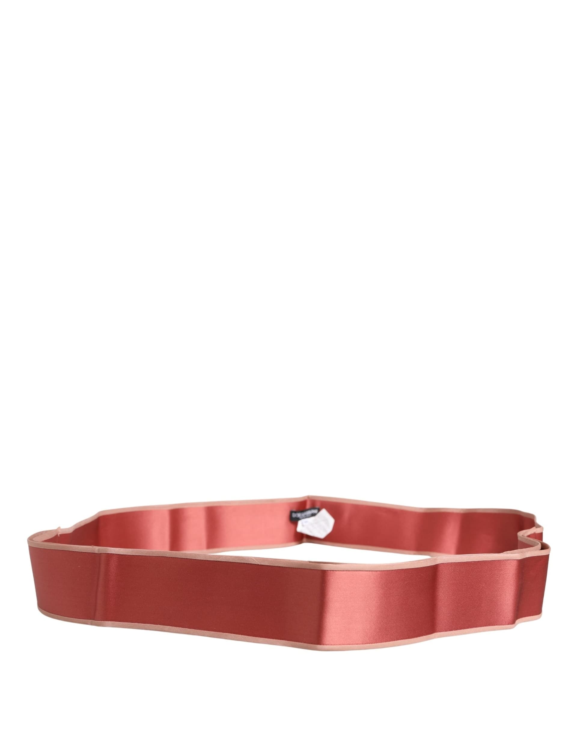 Dolce & Gabbana Pink Silk Satin Waist Women Cintura Belt - 5