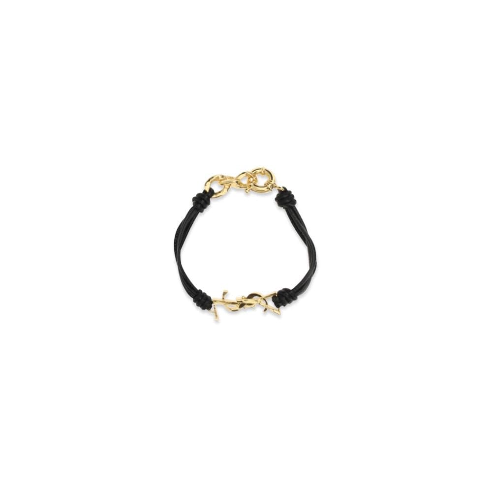 Saint Laurent Black Lamb Ovis Aries Aries Bracelet - 2