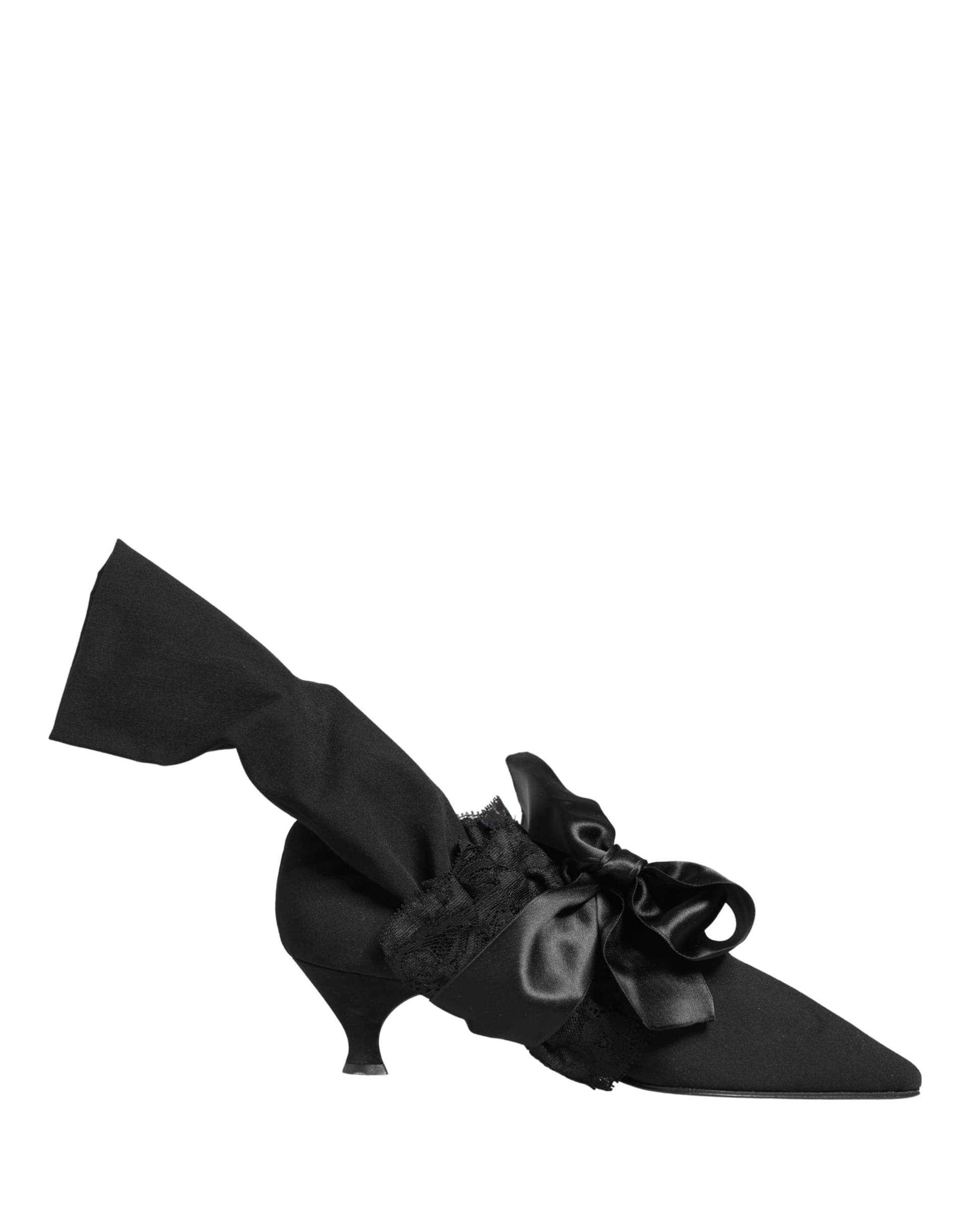 Dolce & Gabbana Black Suede Mid Calf Boots Shoes - 7