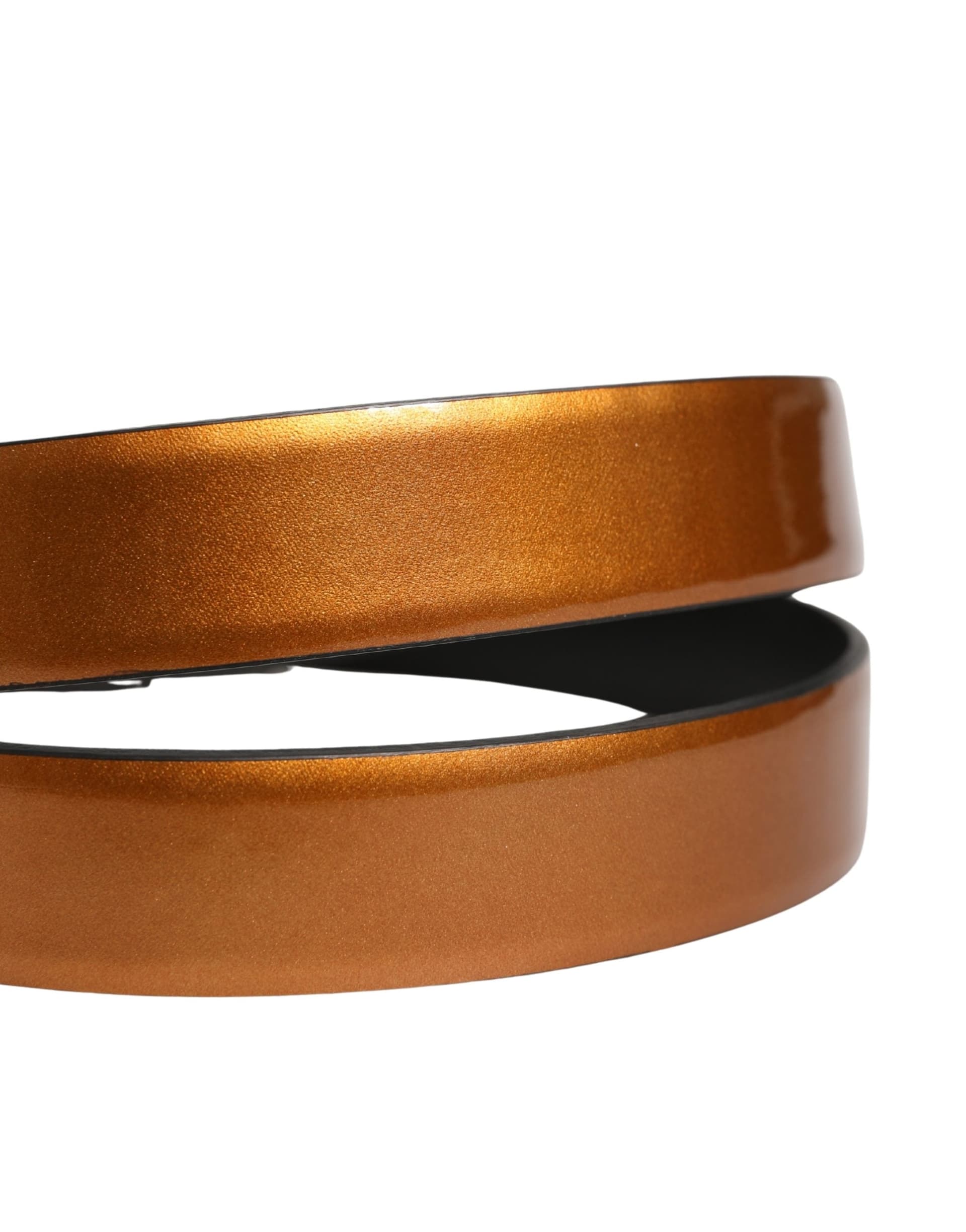 Dolce & Gabbana Men Brown Classic Leather Metal Buckle Belt - 5