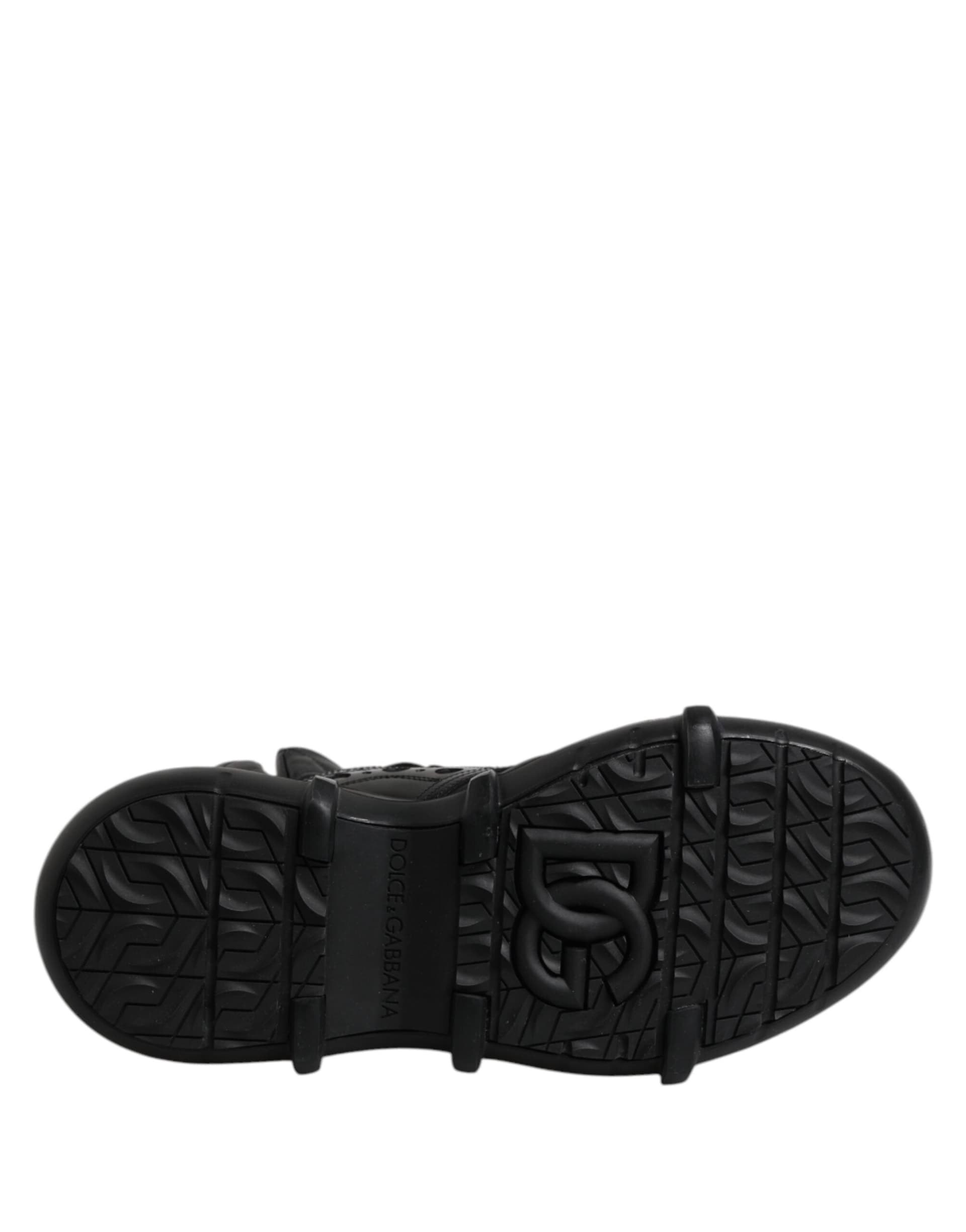 Dolce & Gabbana Black Leather Casual Mens Ankle Boots Shoes - 8
