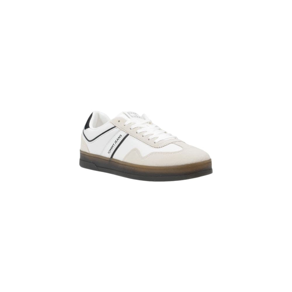 Tommy Hilfiger Jeans Black Leather Low Top Sneakers - 2