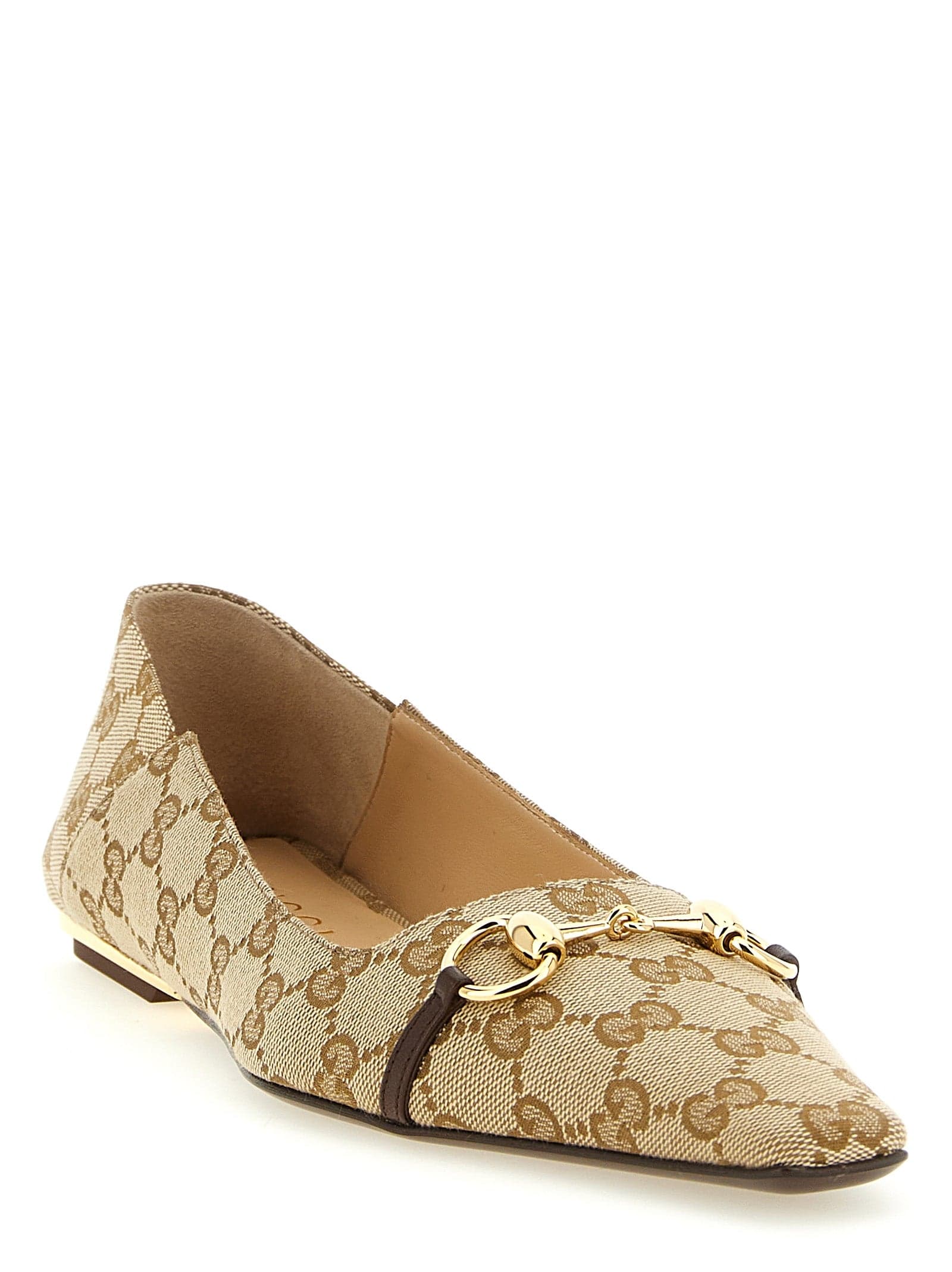 Gucci Beige Polyester Ballet Flats - 2