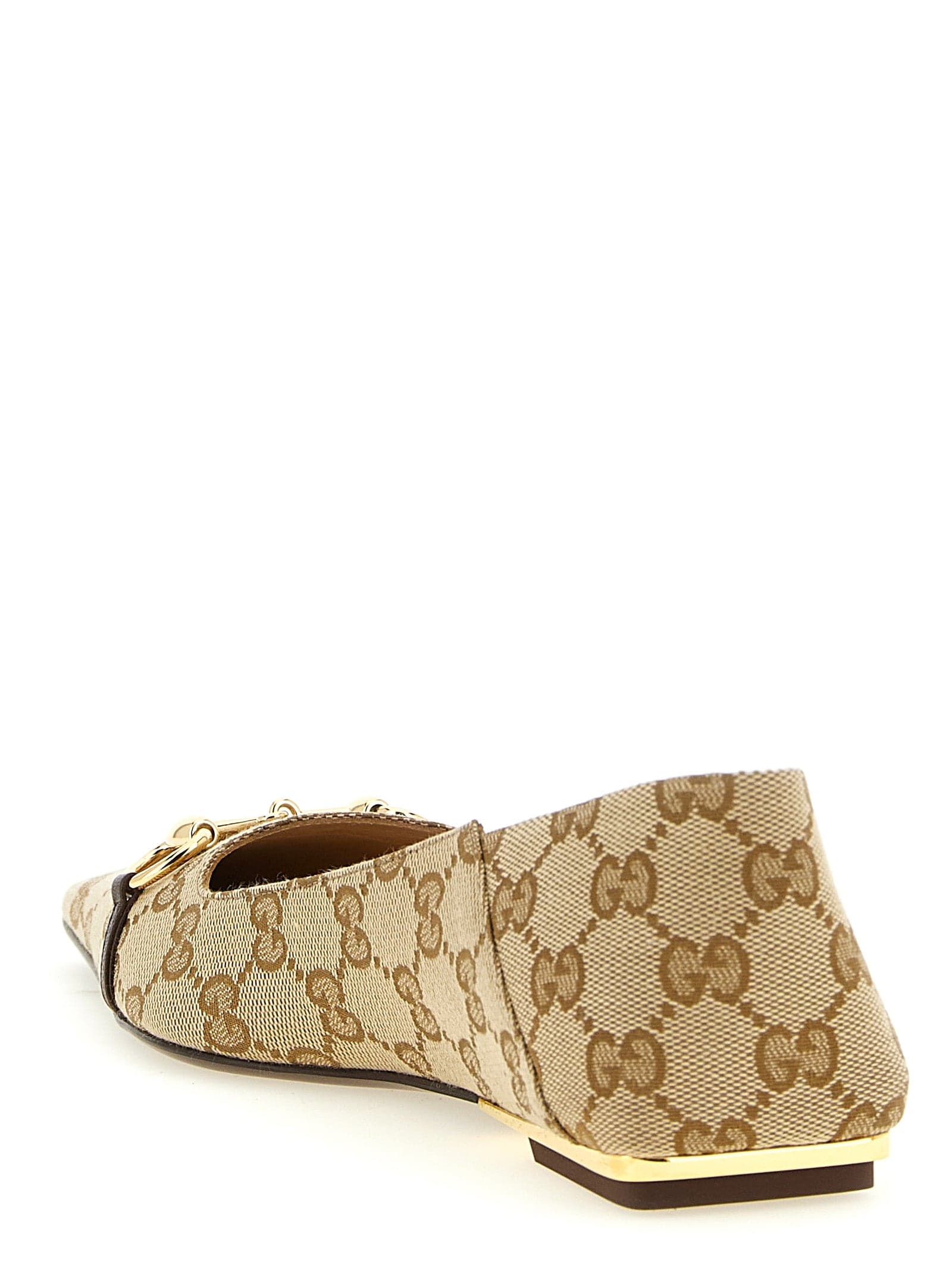 Gucci Beige Polyester Ballet Flats - 3