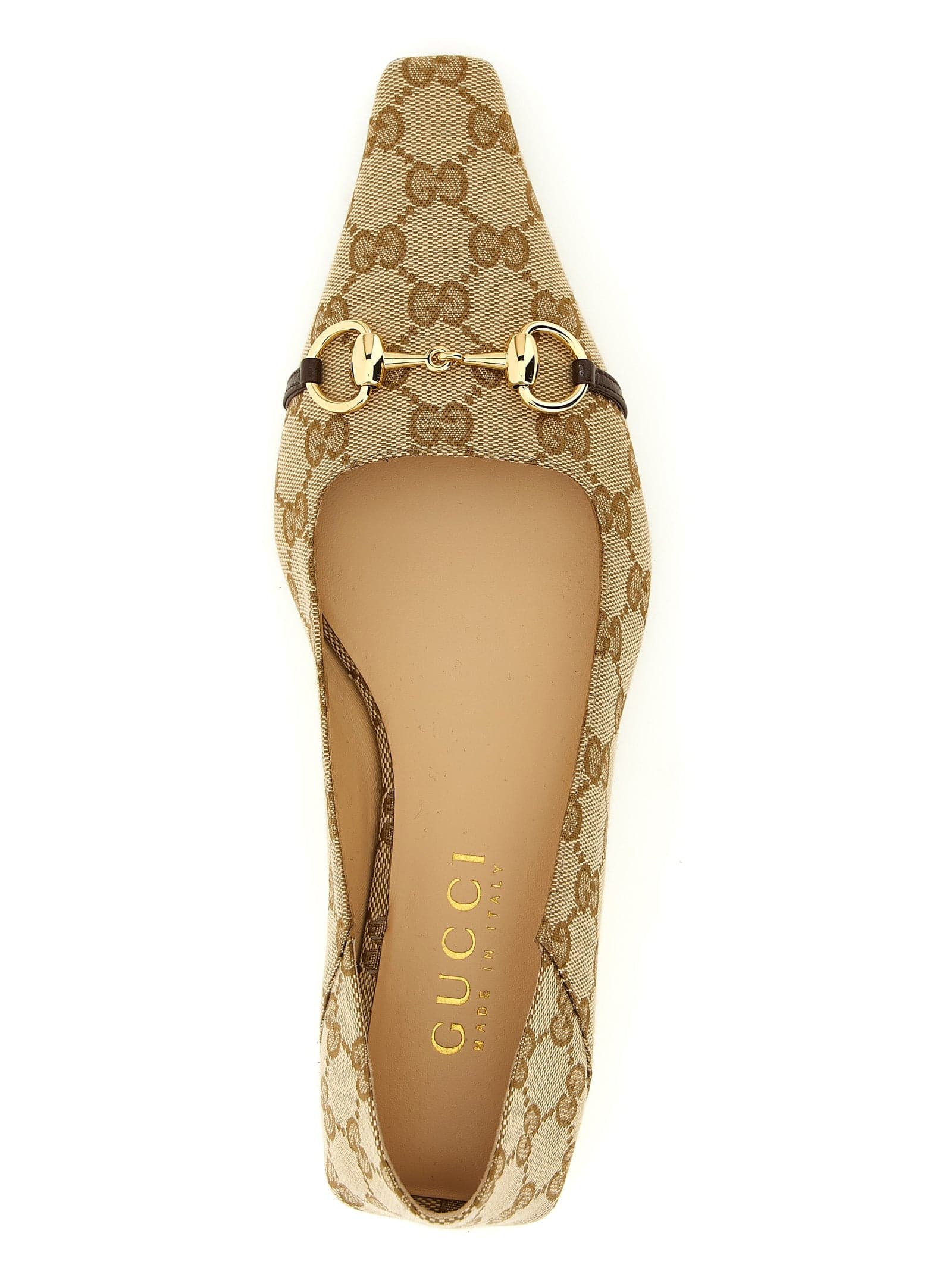 Gucci Beige Polyester Ballet Flats - 4