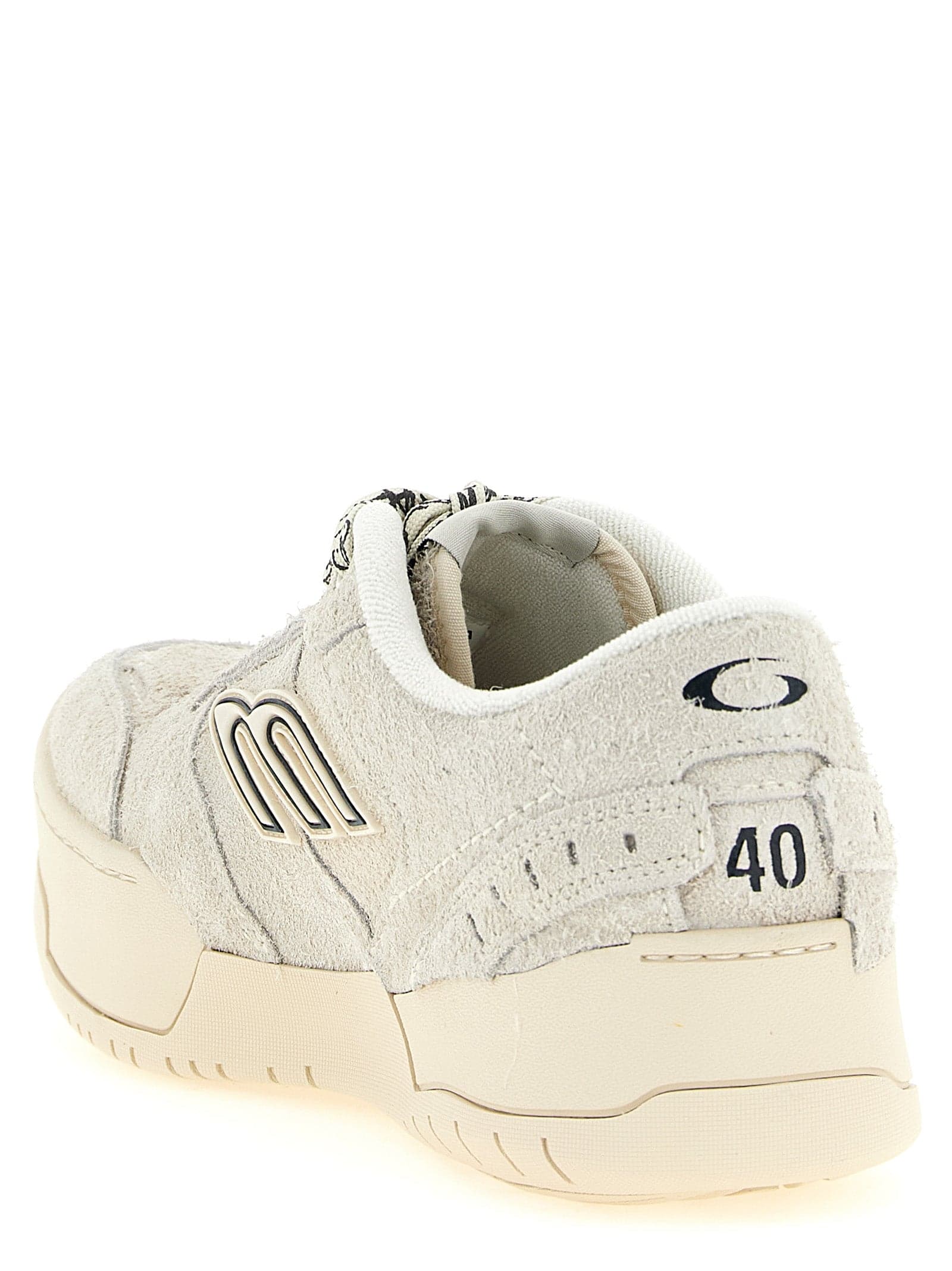 Balenciaga Beige Bovine Leather Platform Sneakers - 3
