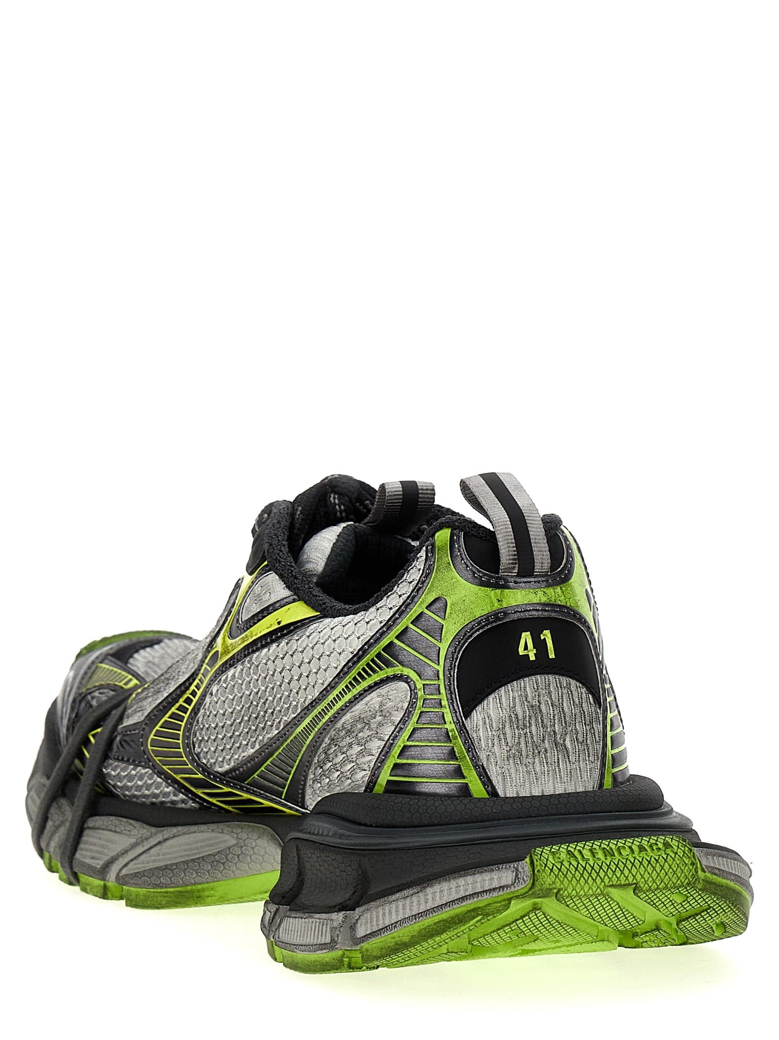 Balenciaga Gray Polyethylene Athletic Sneakers - 3