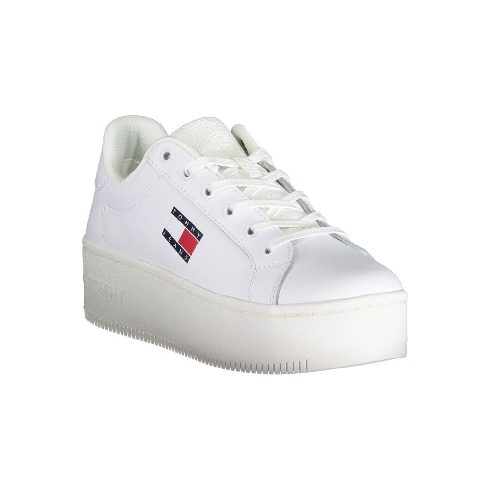 Tommy Hilfiger Bianco Leather Women Sneaker - 3