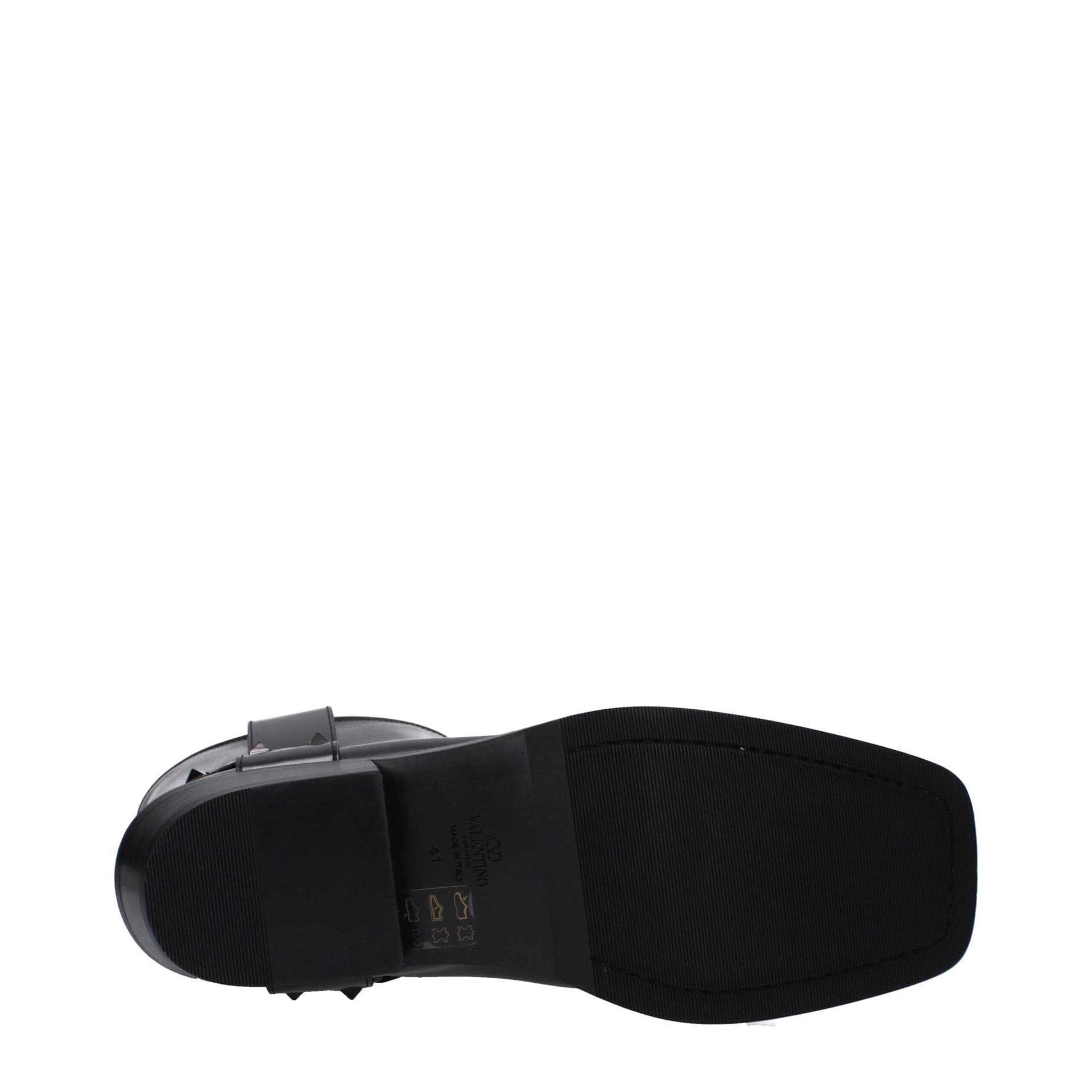 Valentino Garavani Black Leather Ankle Boots - 5