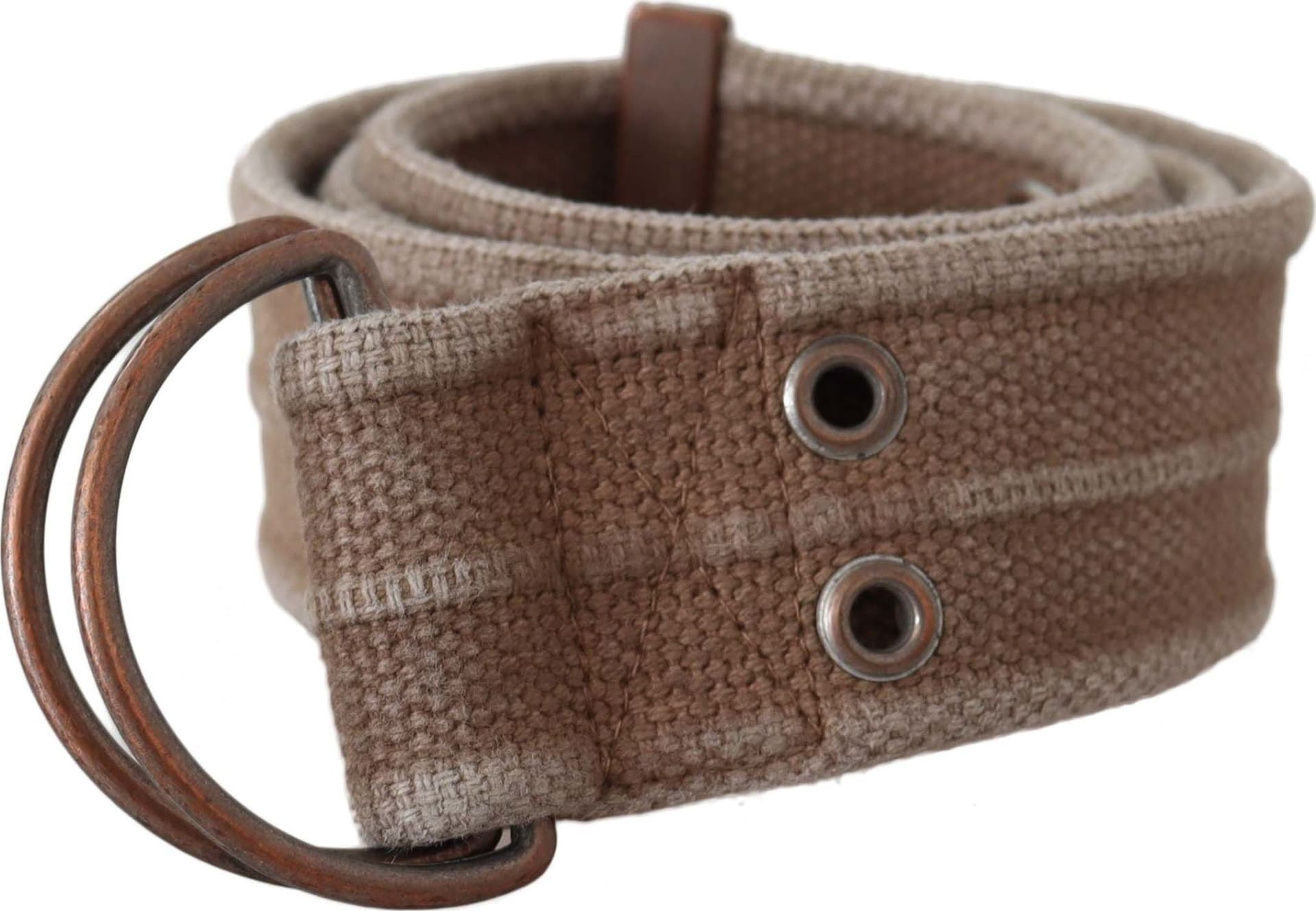 Dolce & Gabbana Beige Leather Logo Belt Sling Cintura Buckle Belt - 3