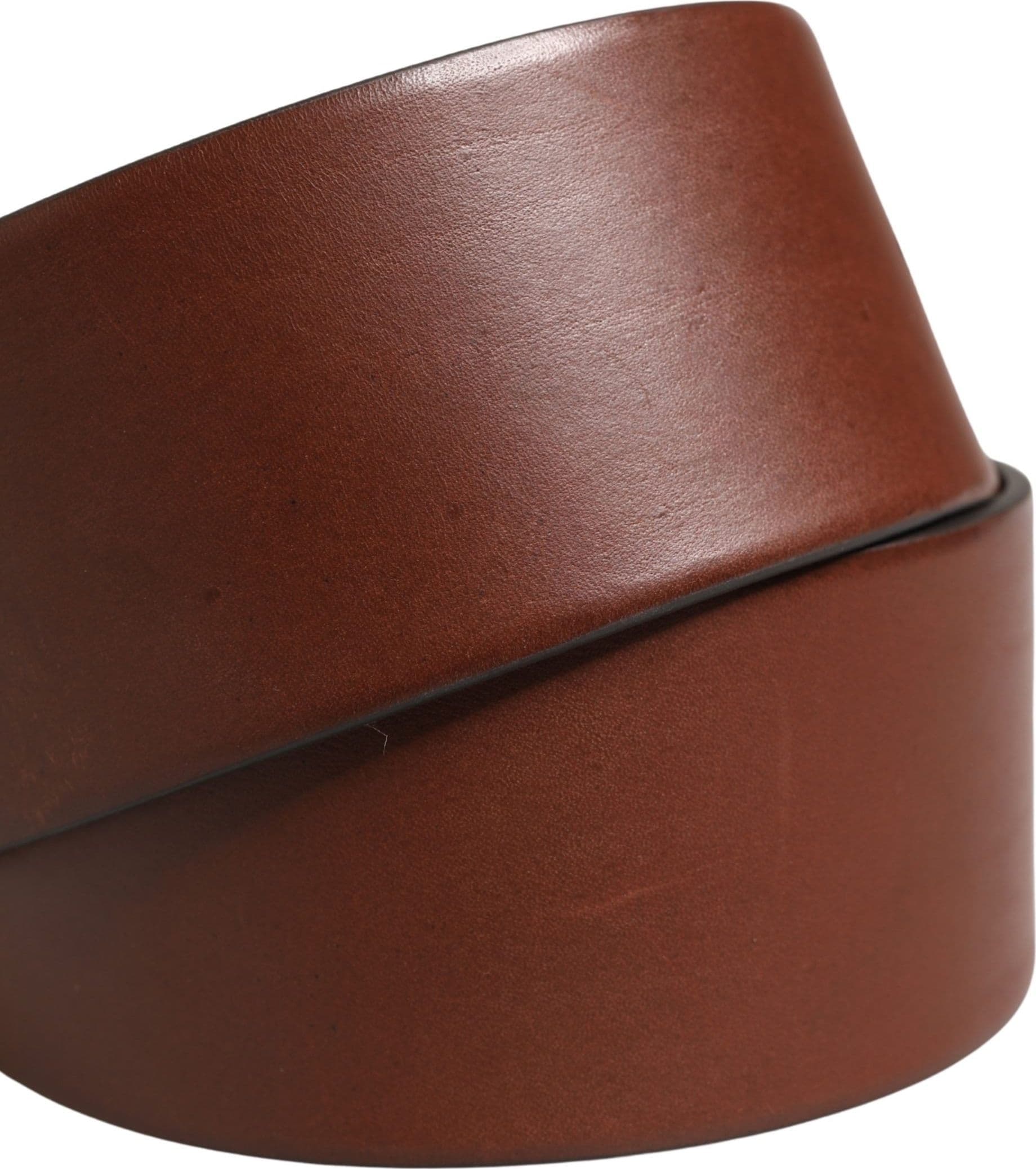 Dolce & Gabbana Brown Leather Wide Waist Metal Round Belt - 5