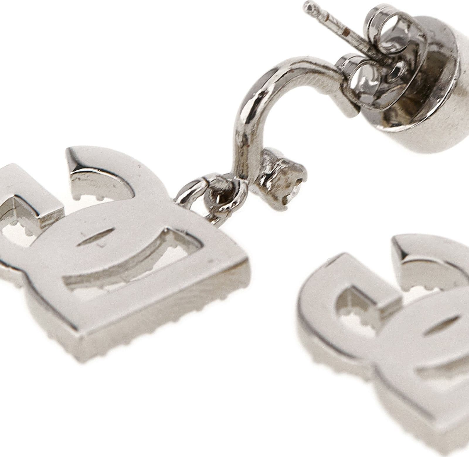 Dolce & Gabbana Silver Brass Earrings - 3