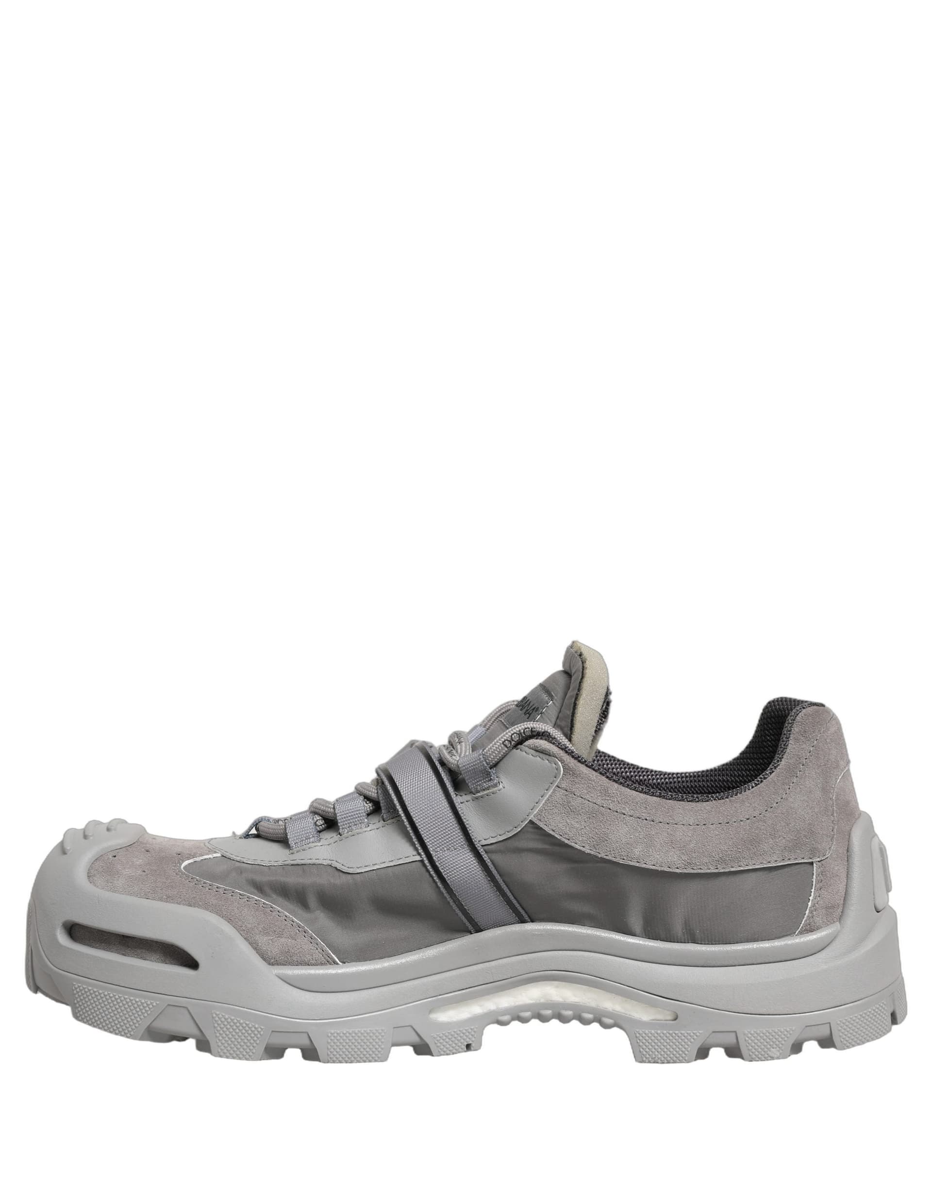 Dolce & Gabbana Gray Airmaster Panelled Low Top Men Sneakers Shoes - 6