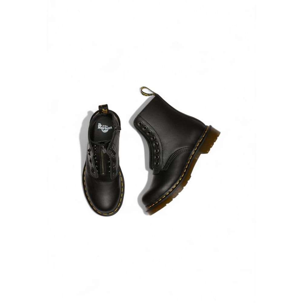Dr. Martens Black Leather Lace-Up Boots - 3