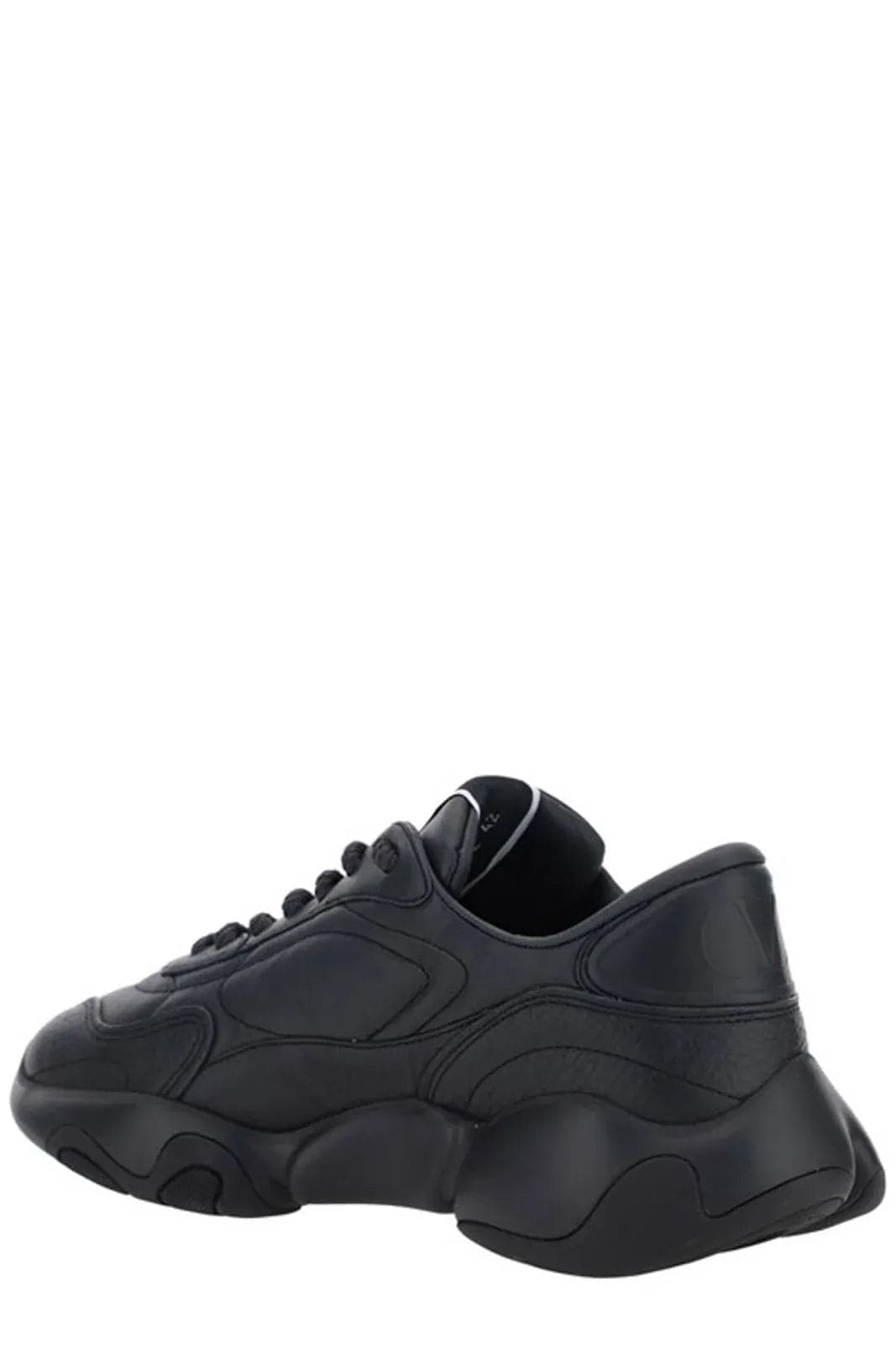 Valentino Garavani Black Calf Leather Garavani Sneakers - 4