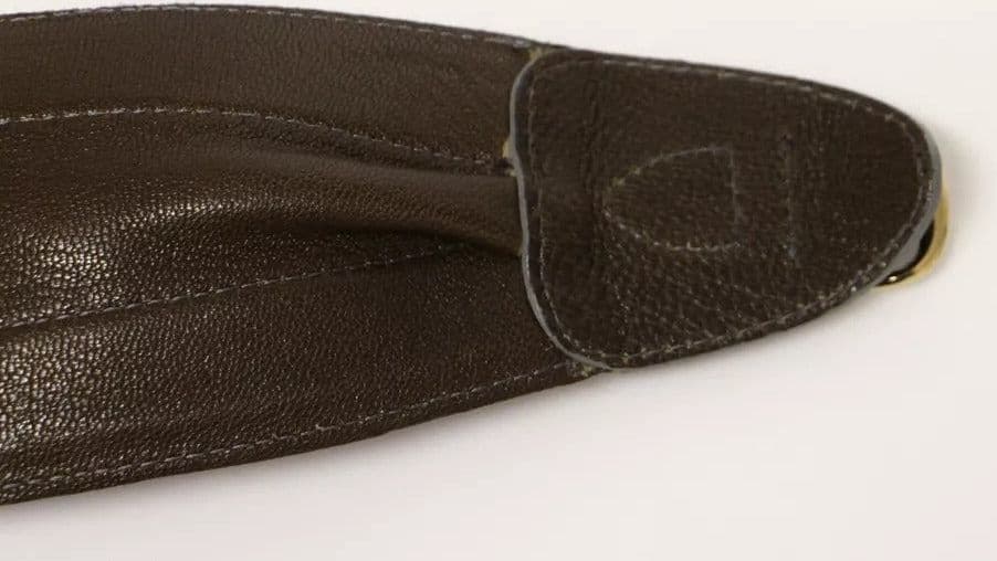 Dolce & Gabbana Brown D&G Leather Linnen Logo Belt - 4
