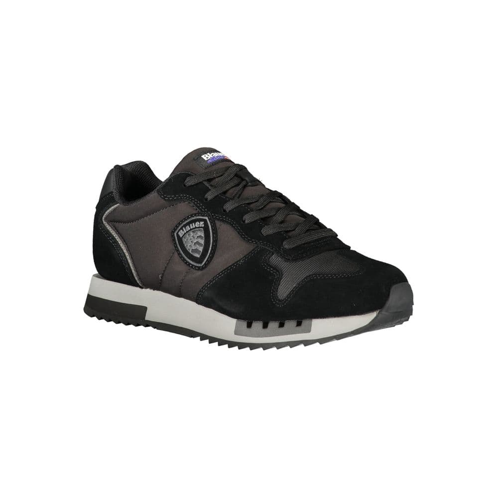 Blauer Black Polyurethane Men Sneaker - 2