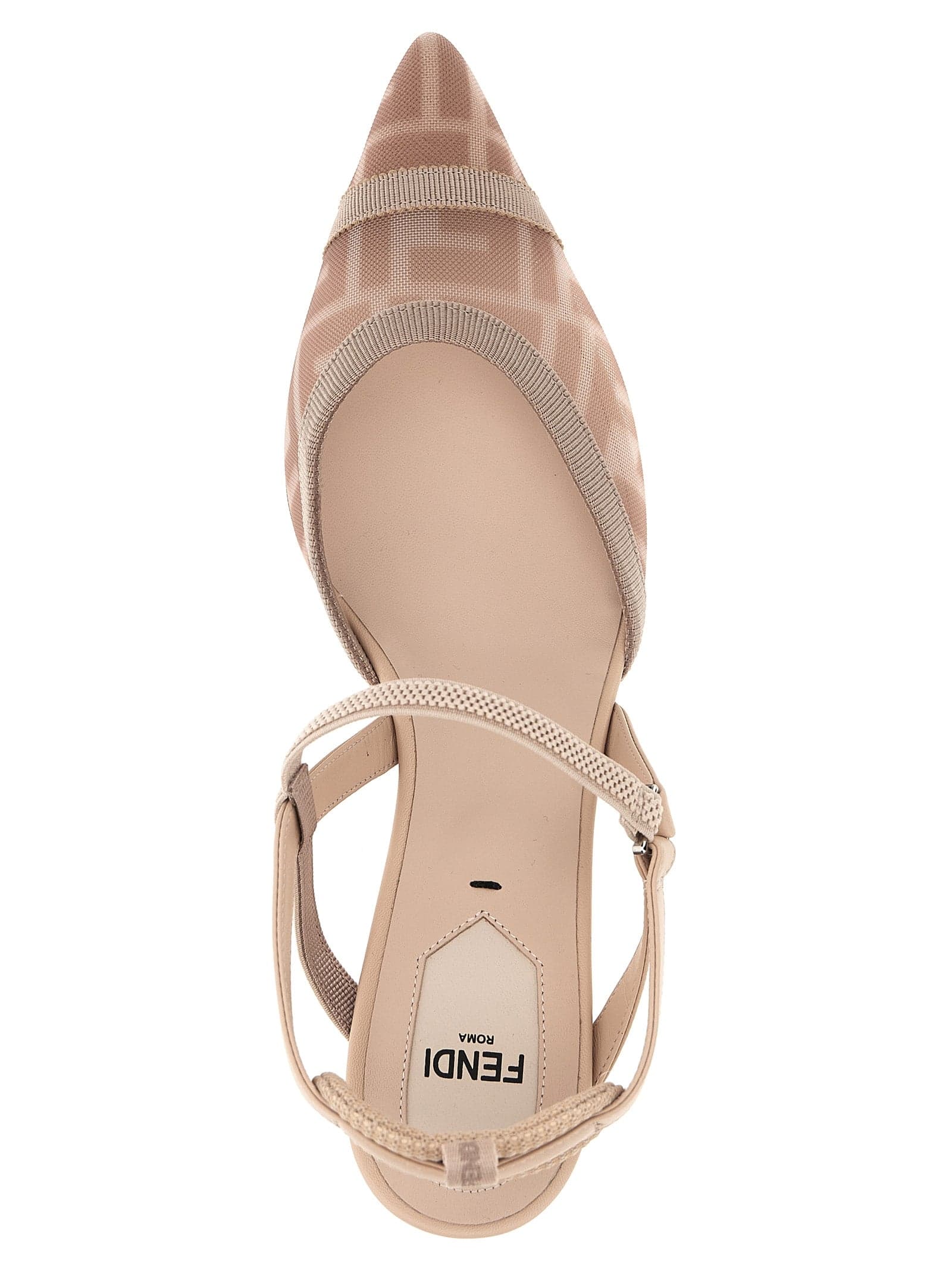 Fendi Multicolor Polyamide Mid Heel Pumps - 4