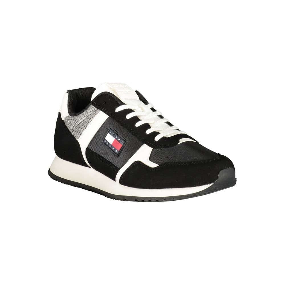 Tommy Hilfiger Black Polyurethane Men Sneaker - 2