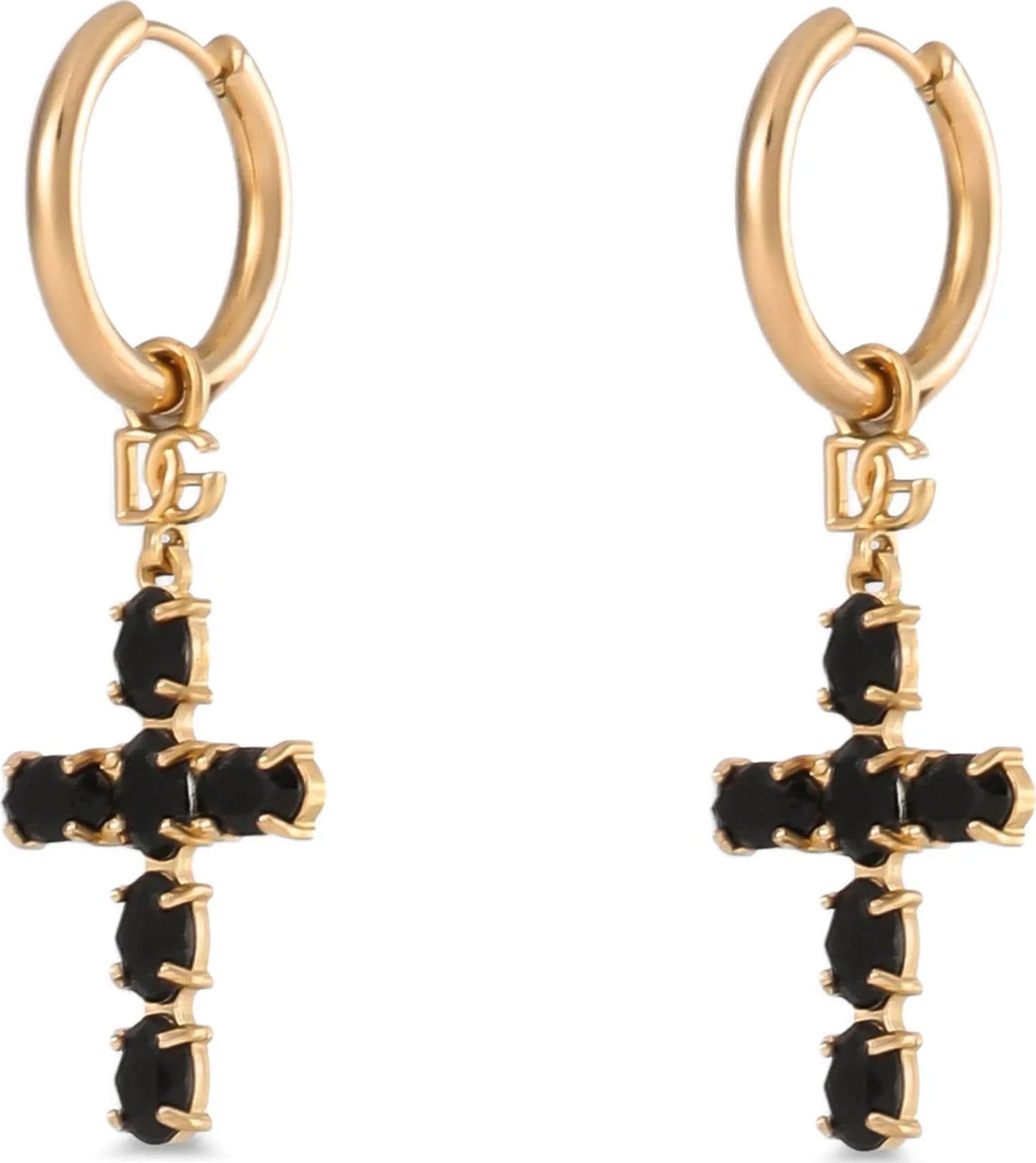 Dolce & Gabbana Black Brass Earrings - 2
