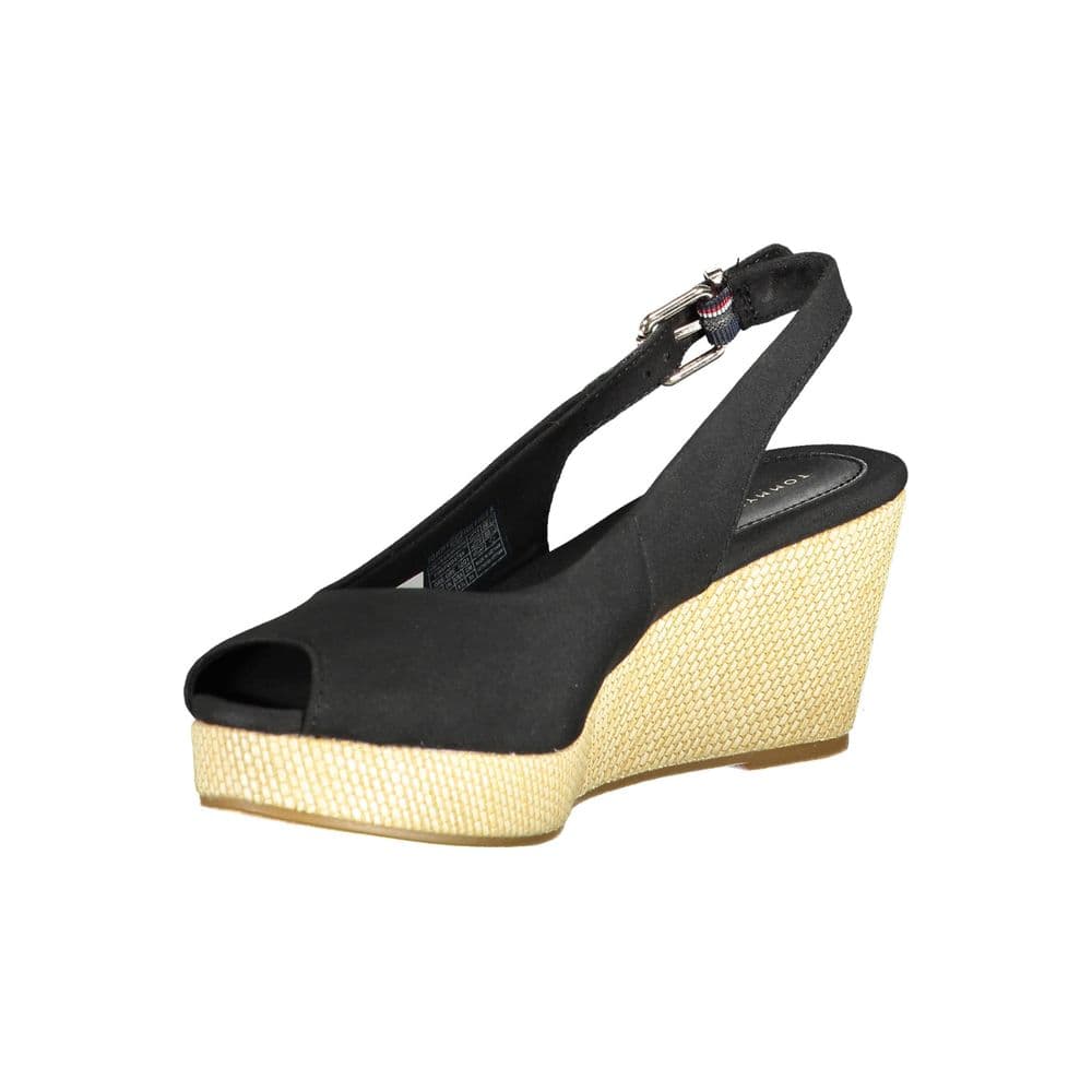 Tommy Hilfiger Black Polyester Women Sandal - 3